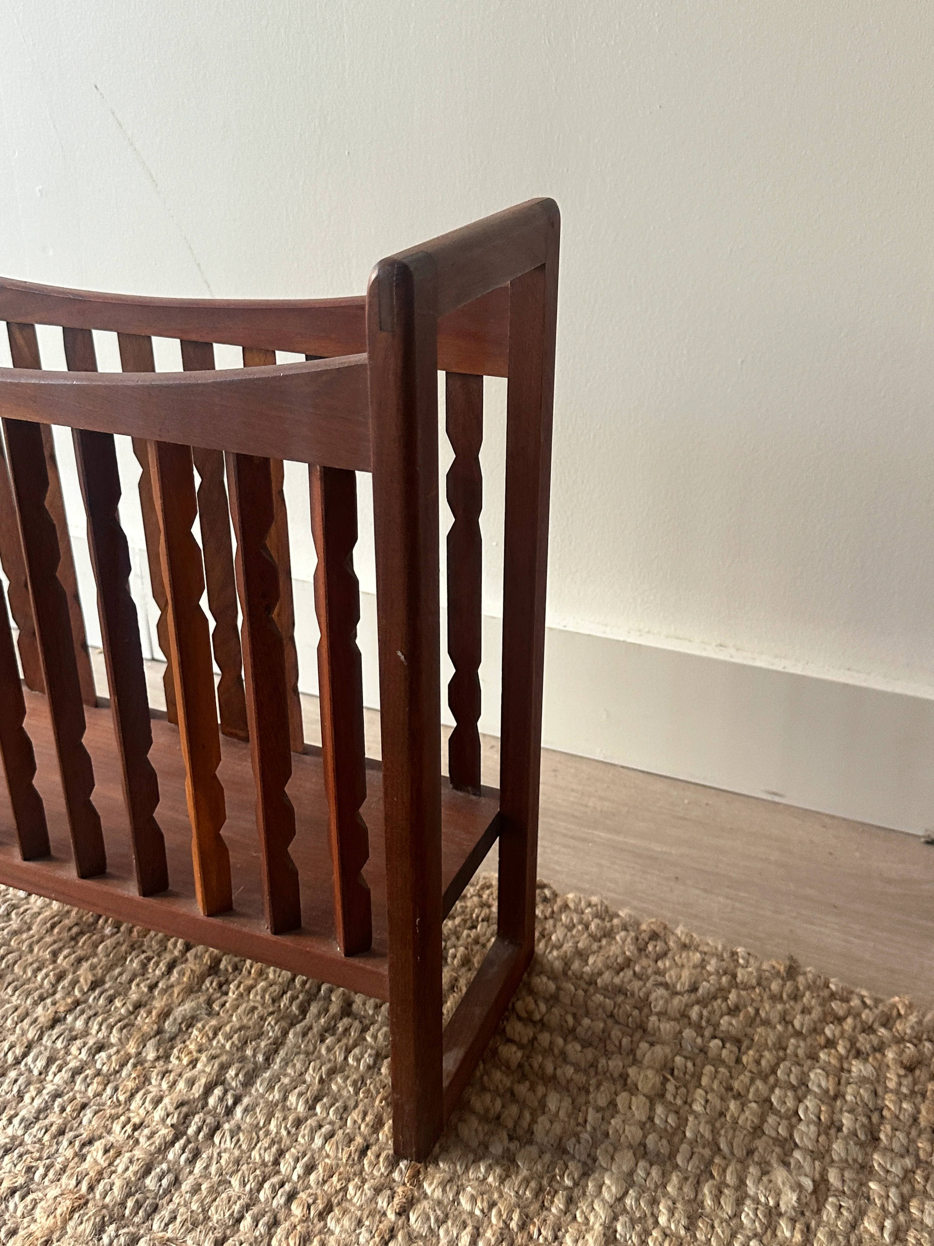 Teak magazine holder - Image 4