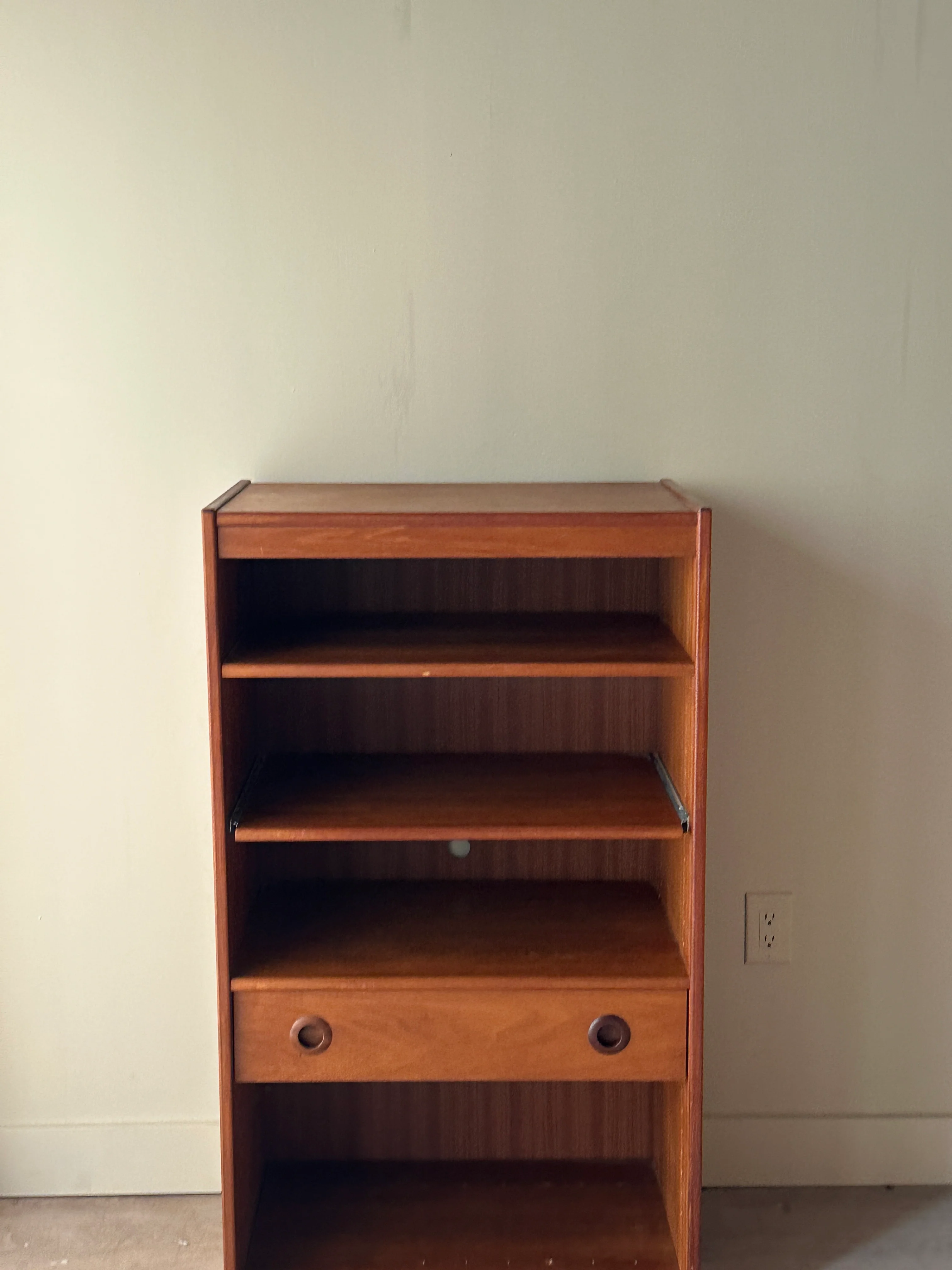 Teak record cabinet - Image 2