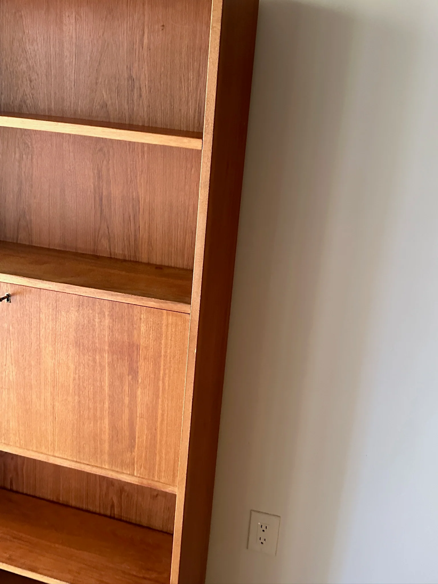 Teak secretary bookshelf - Image 3