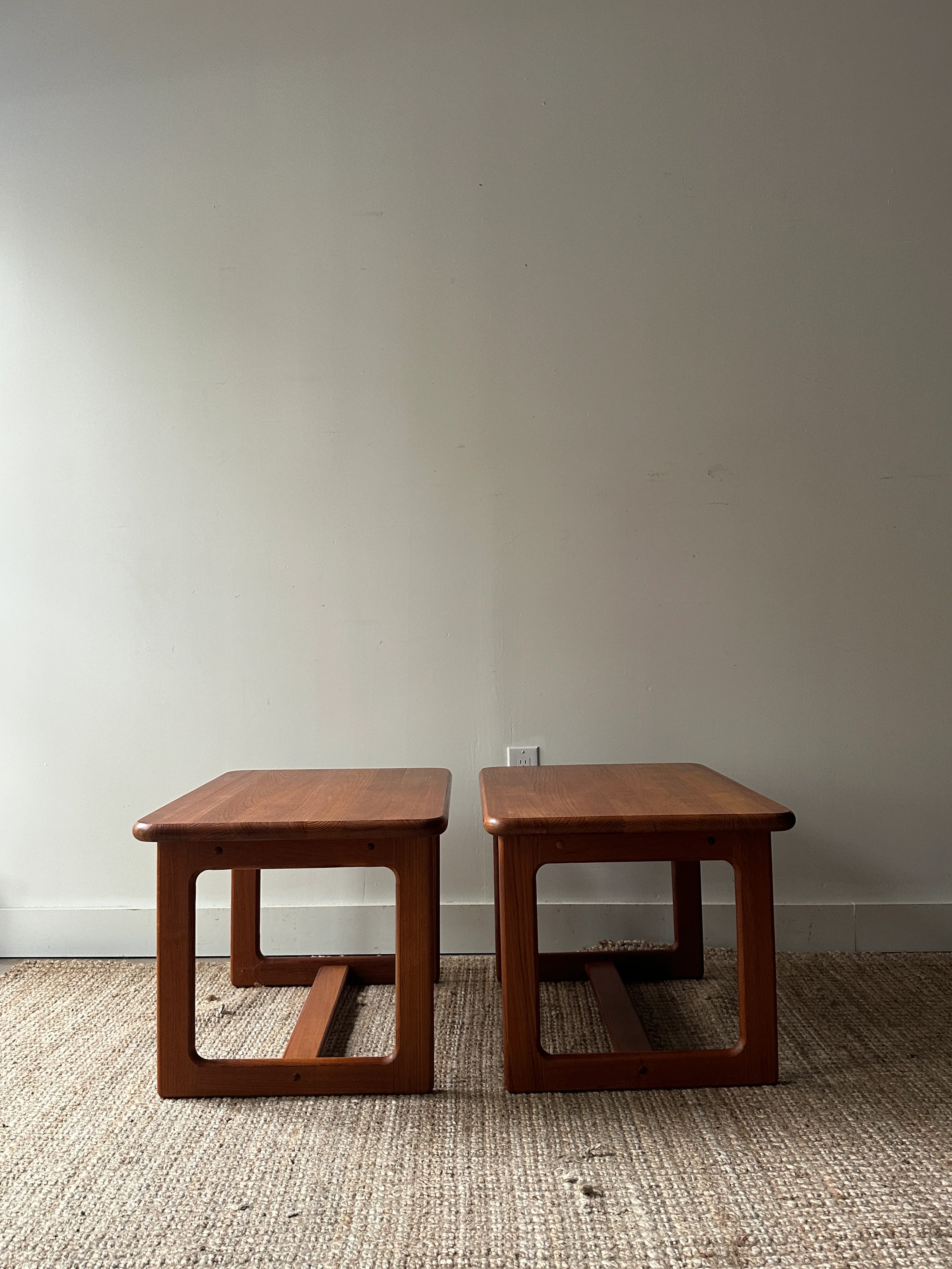 Teak side tables. Sold individually. - Image 2
