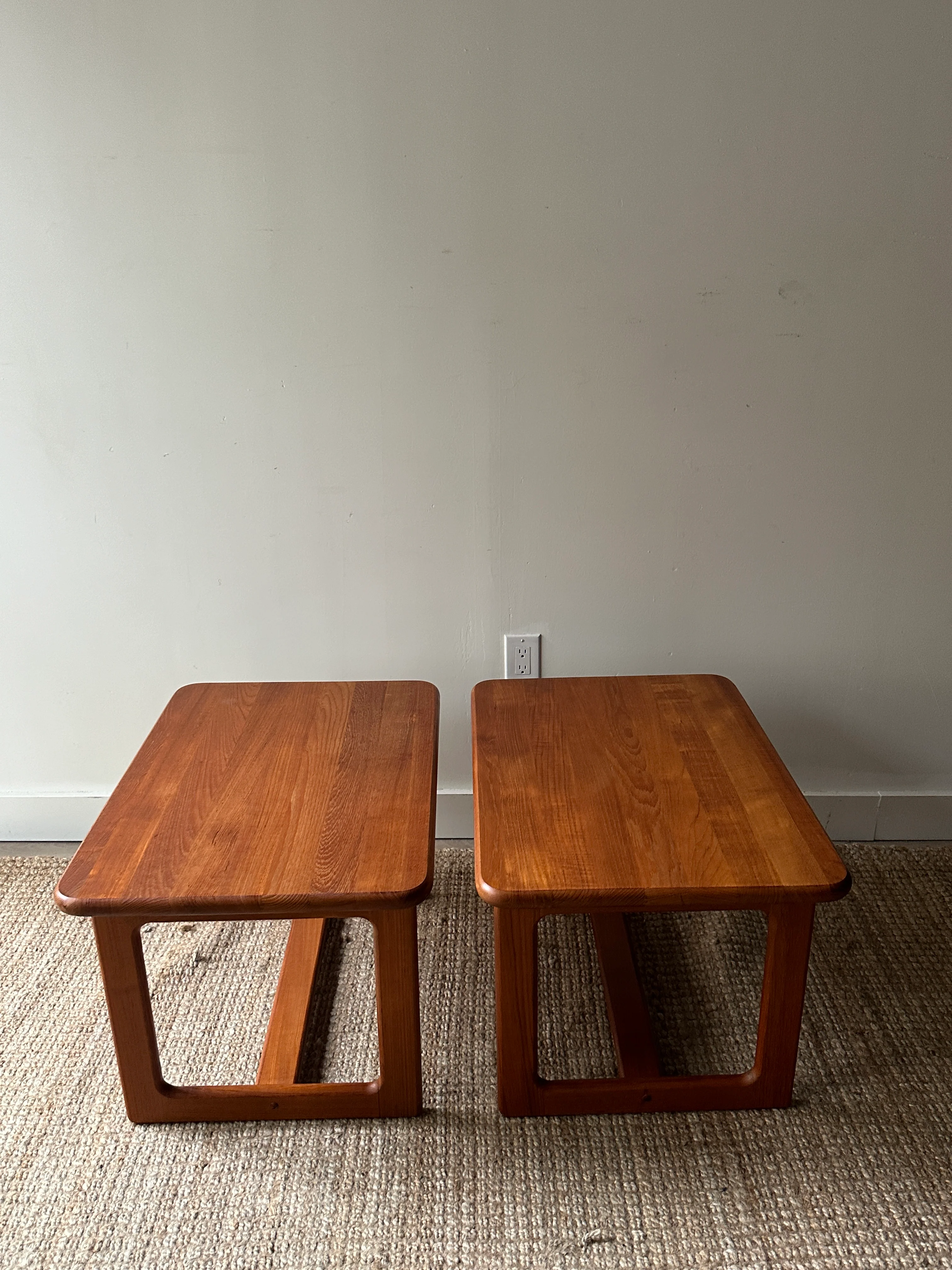 Teak side tables. Sold individually. - Image 3