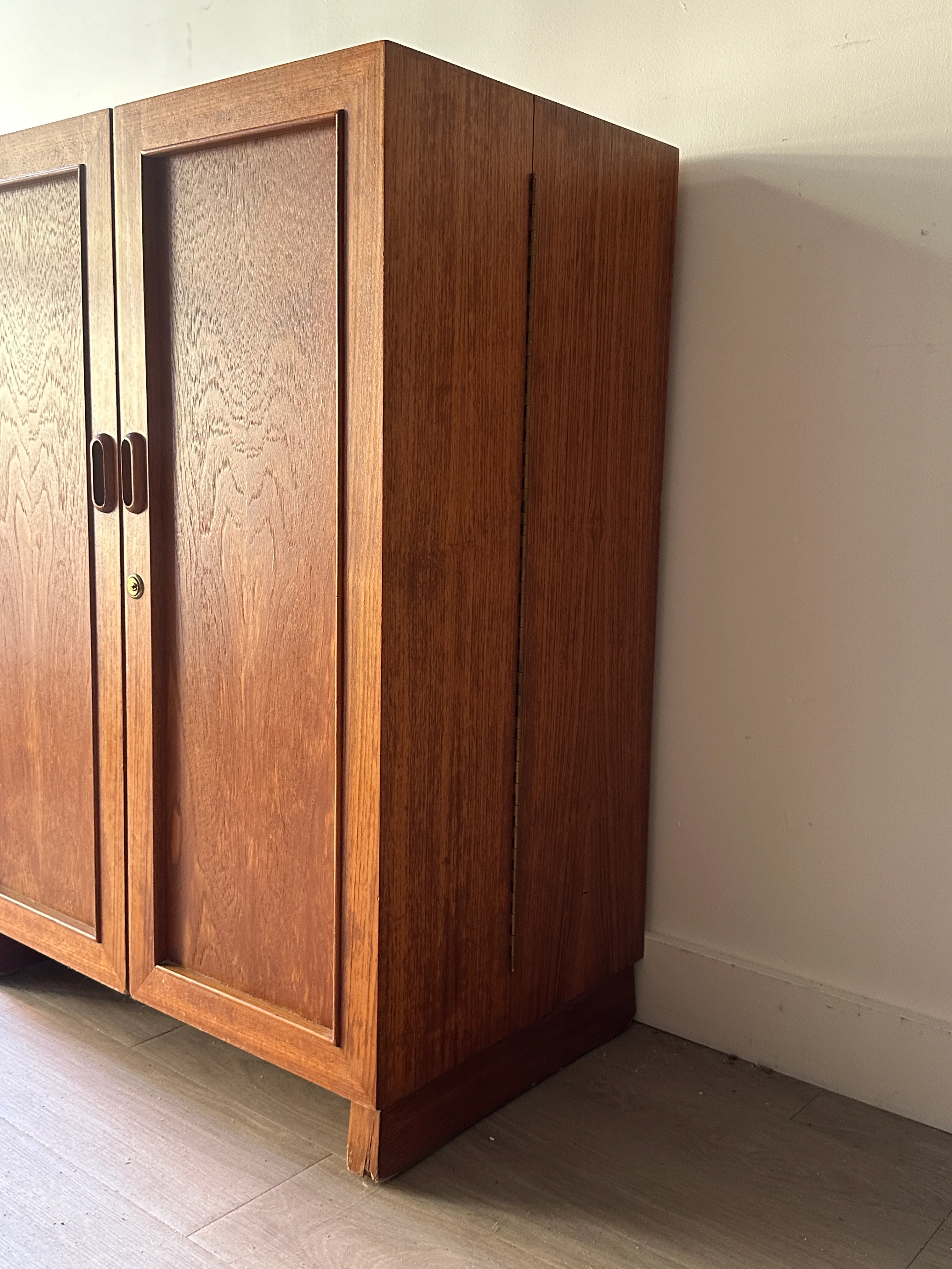 Teak tuck away desk - Image 4