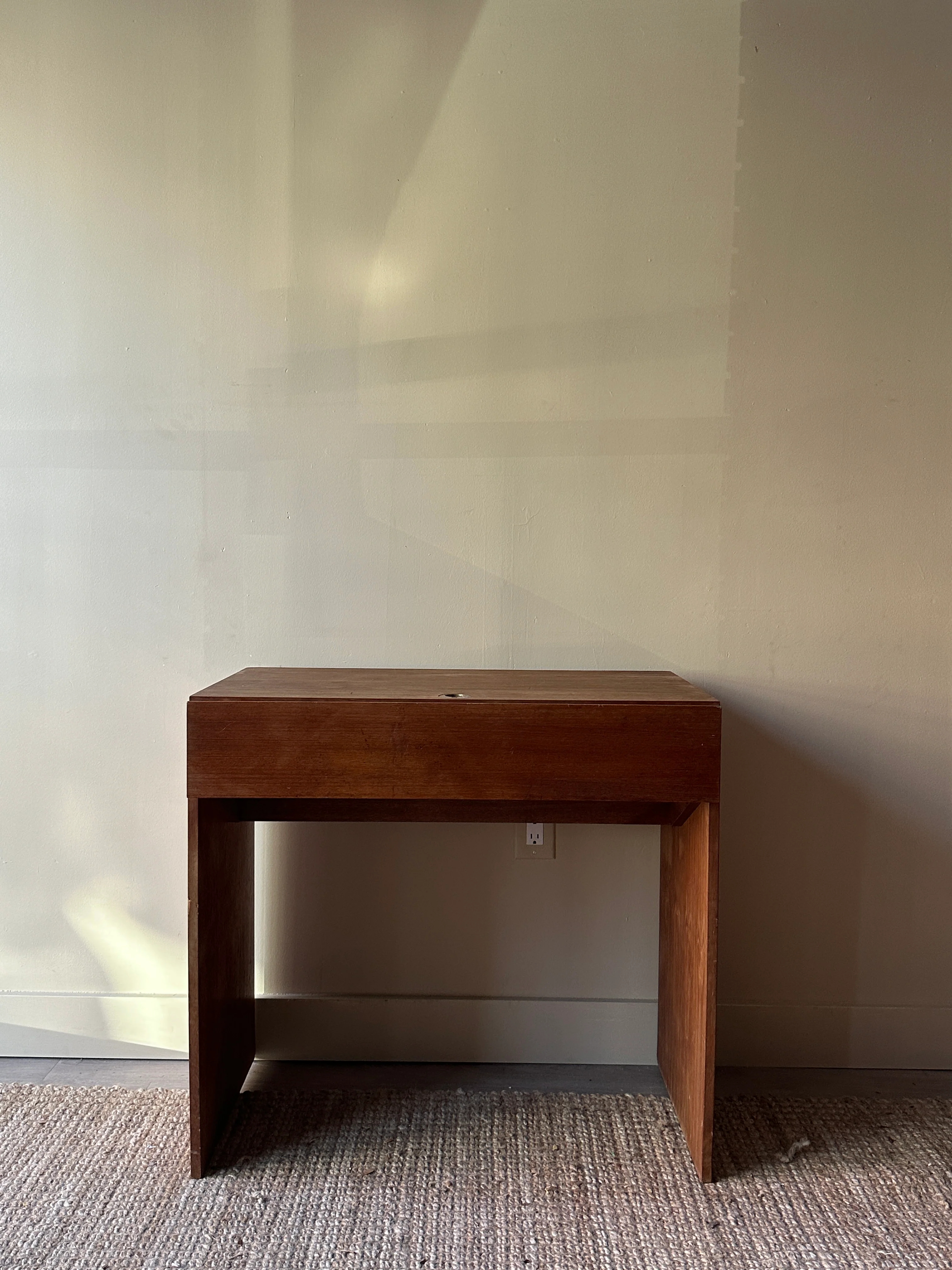 Teak vanity