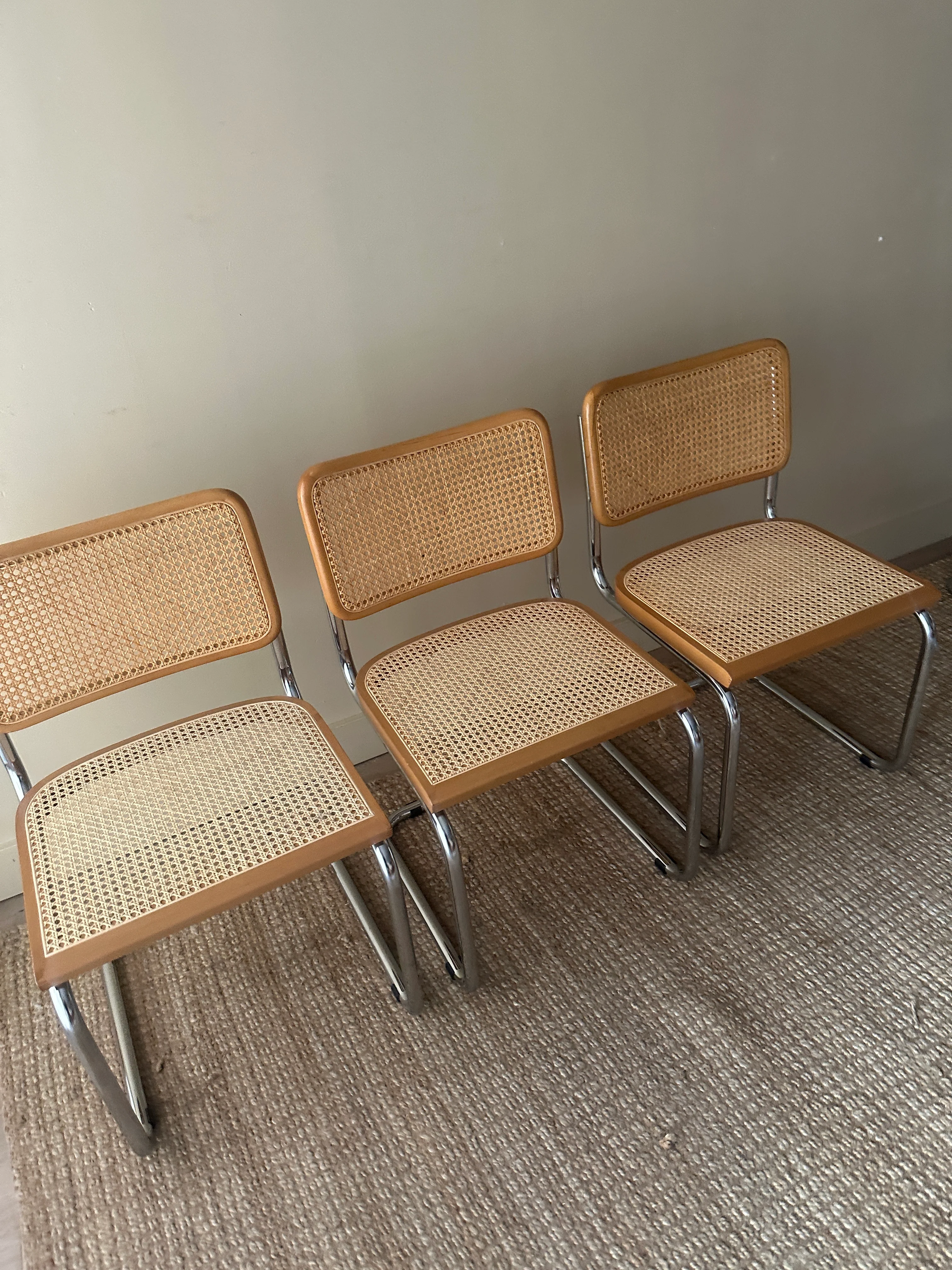 Three cesca chairs. Sold individually. - Image 2