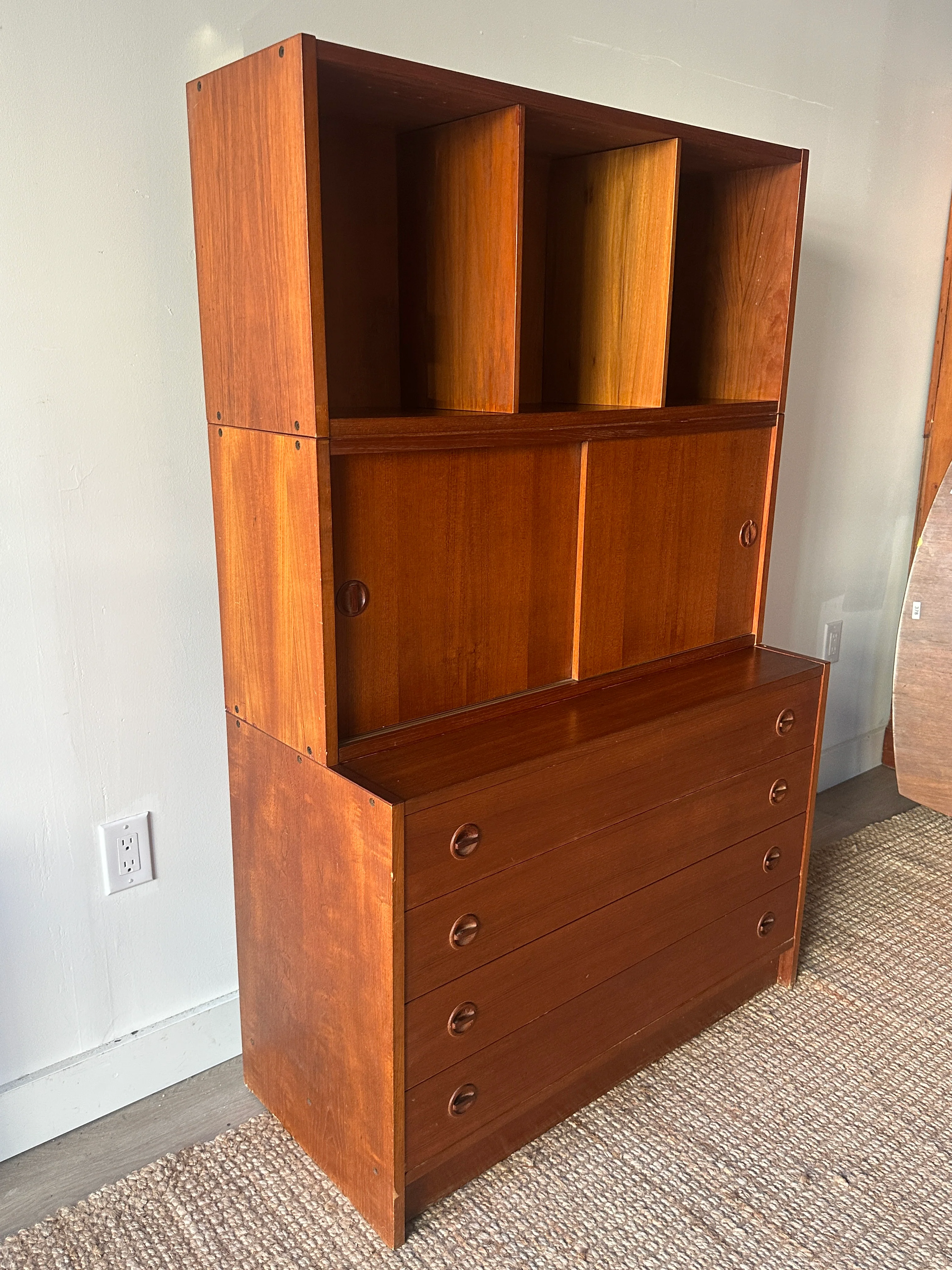 Three piece teak unit - Image 2