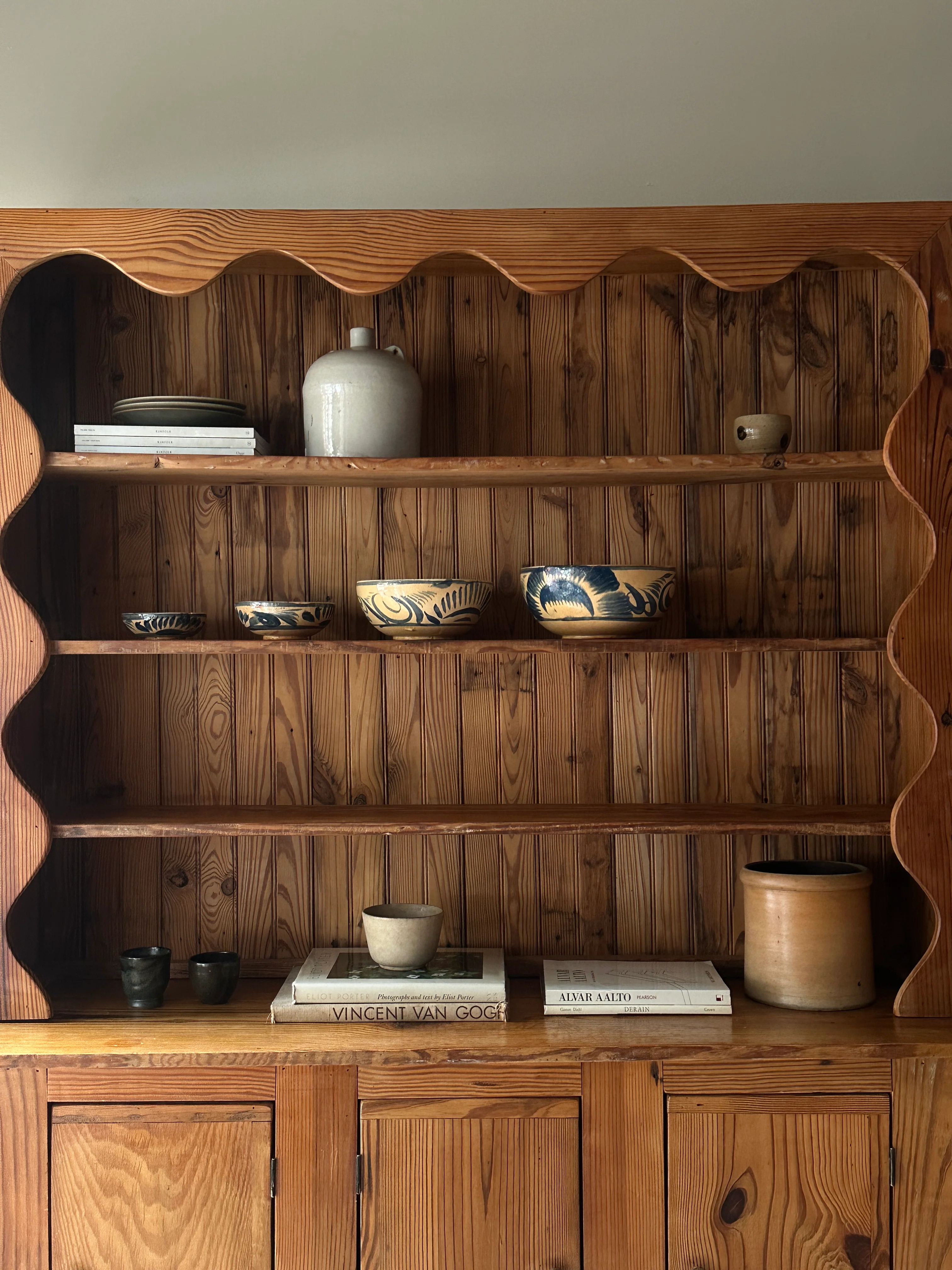 Two piece pine hutch - Image 2