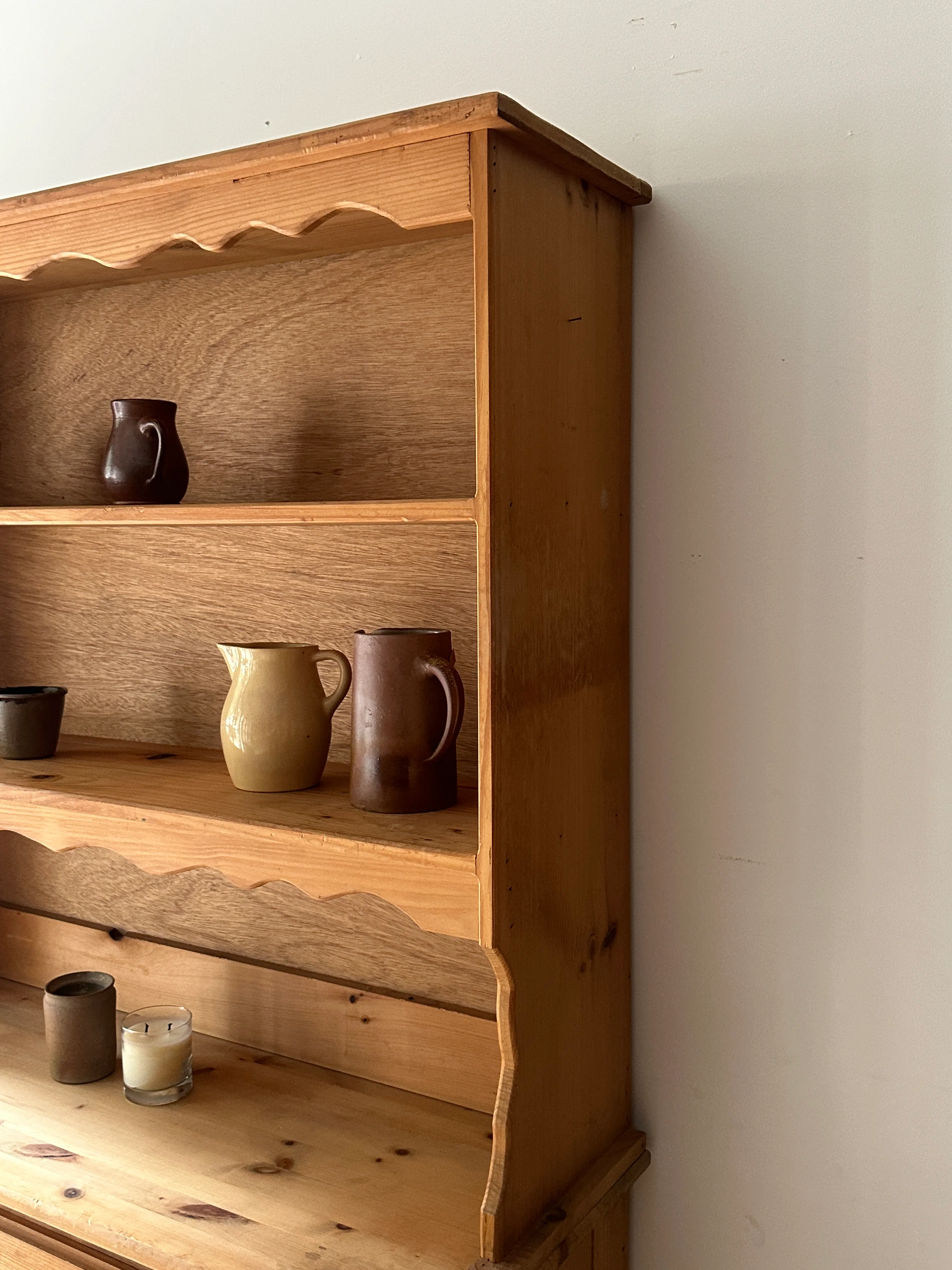 Two piece pine hutch - Image 5