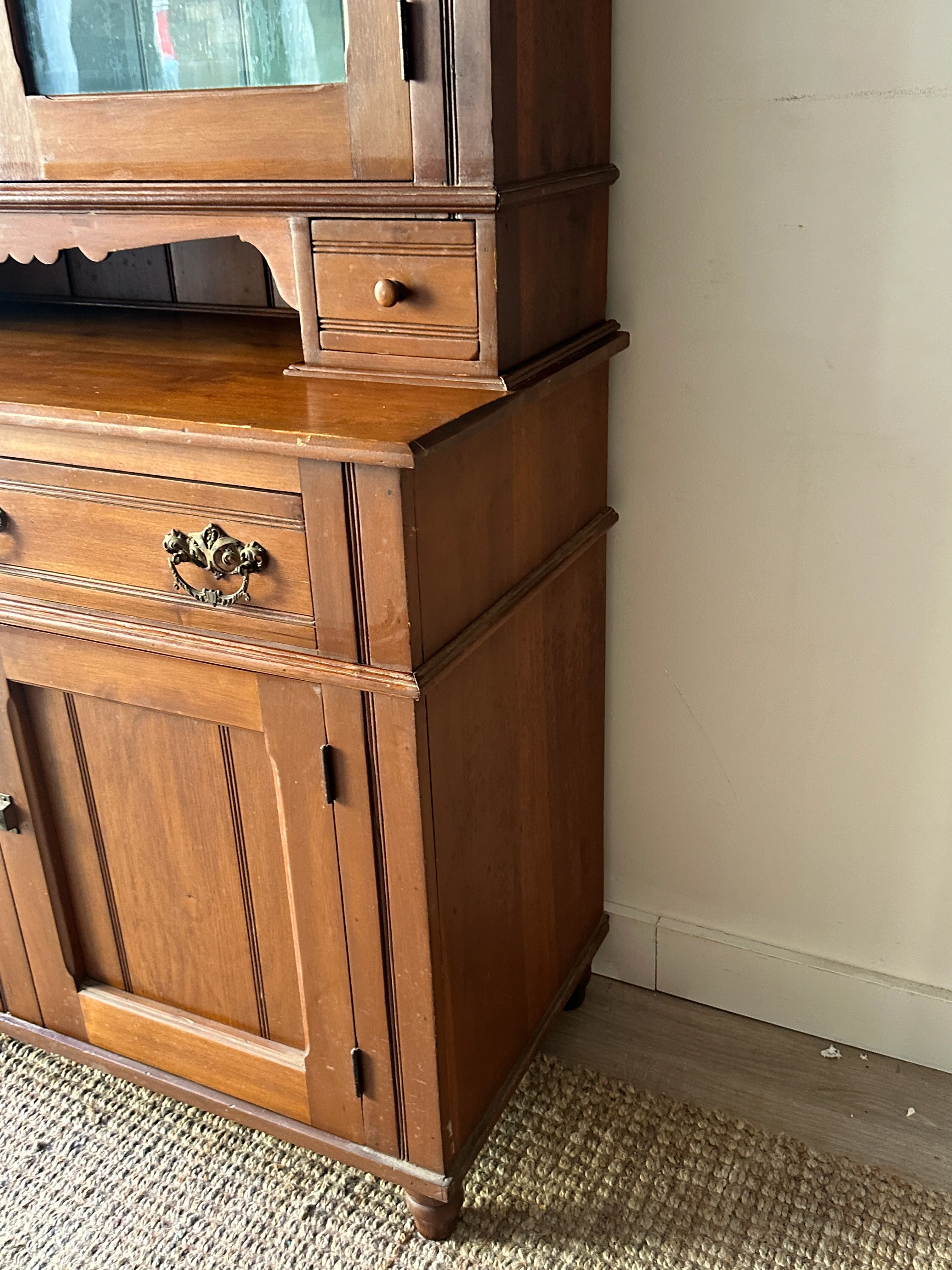 Two piece step back hutch - Image 4