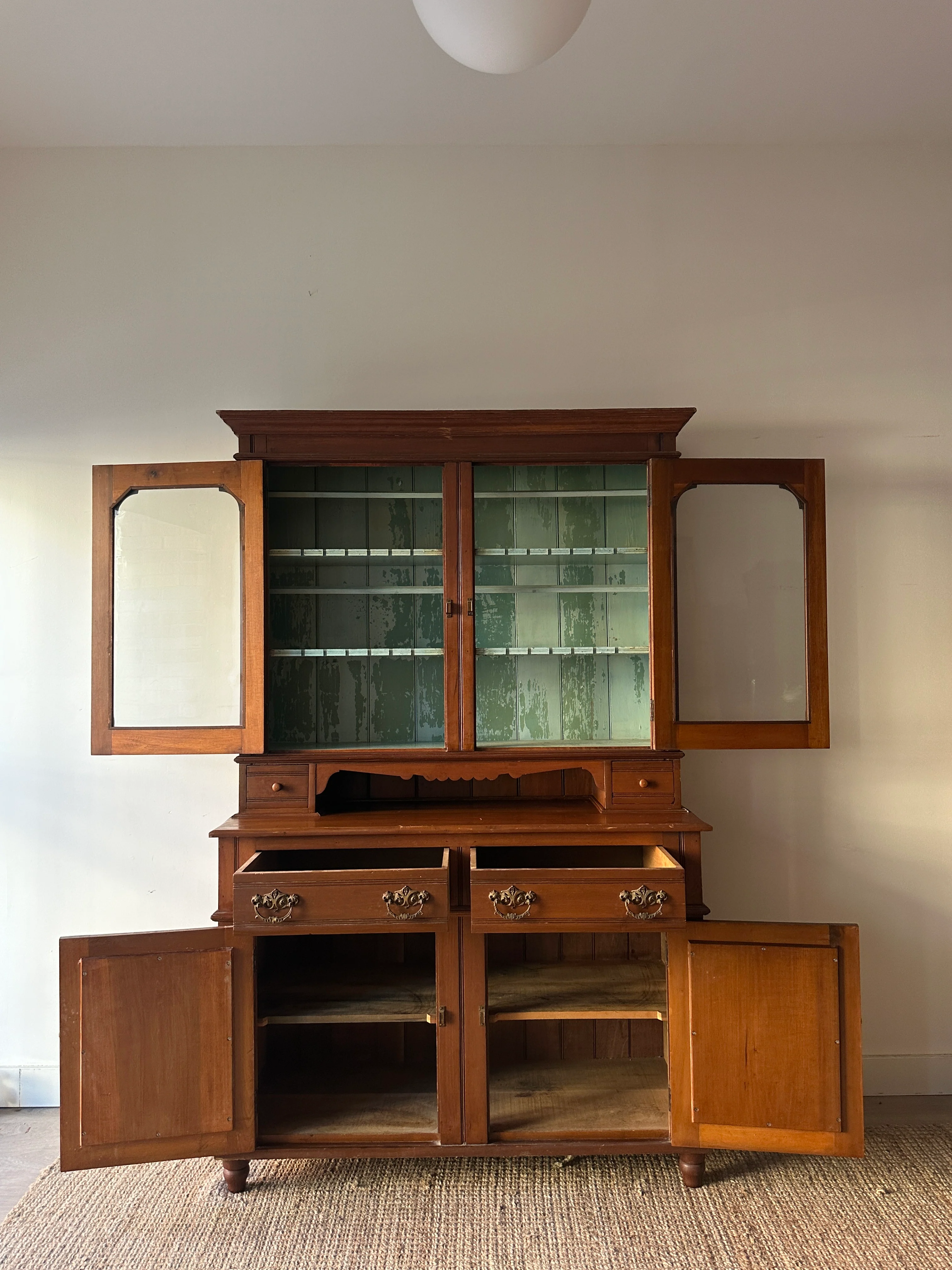 Two piece step back hutch - Image 6