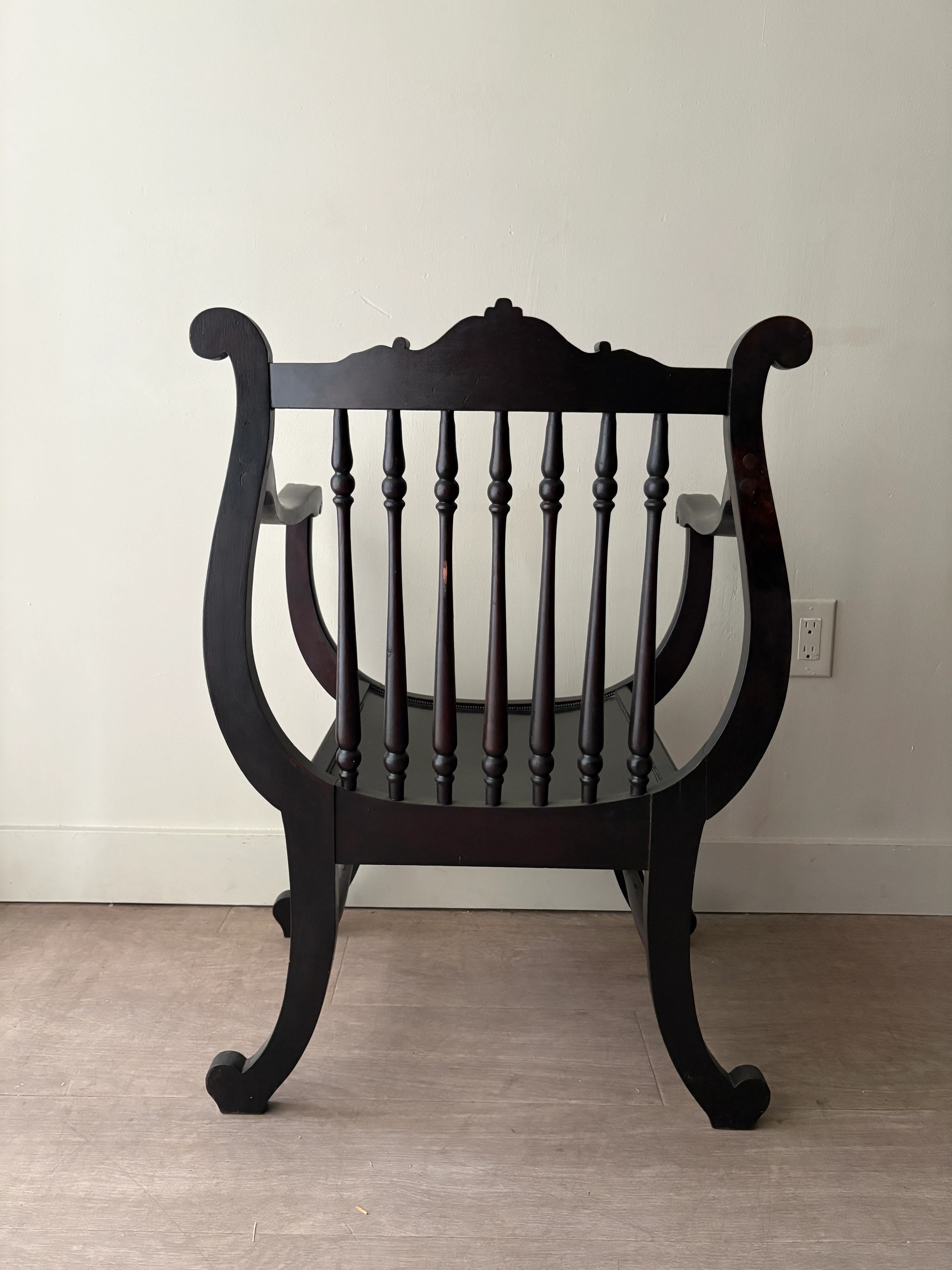 Victorian carved mahogany chair - Image 5