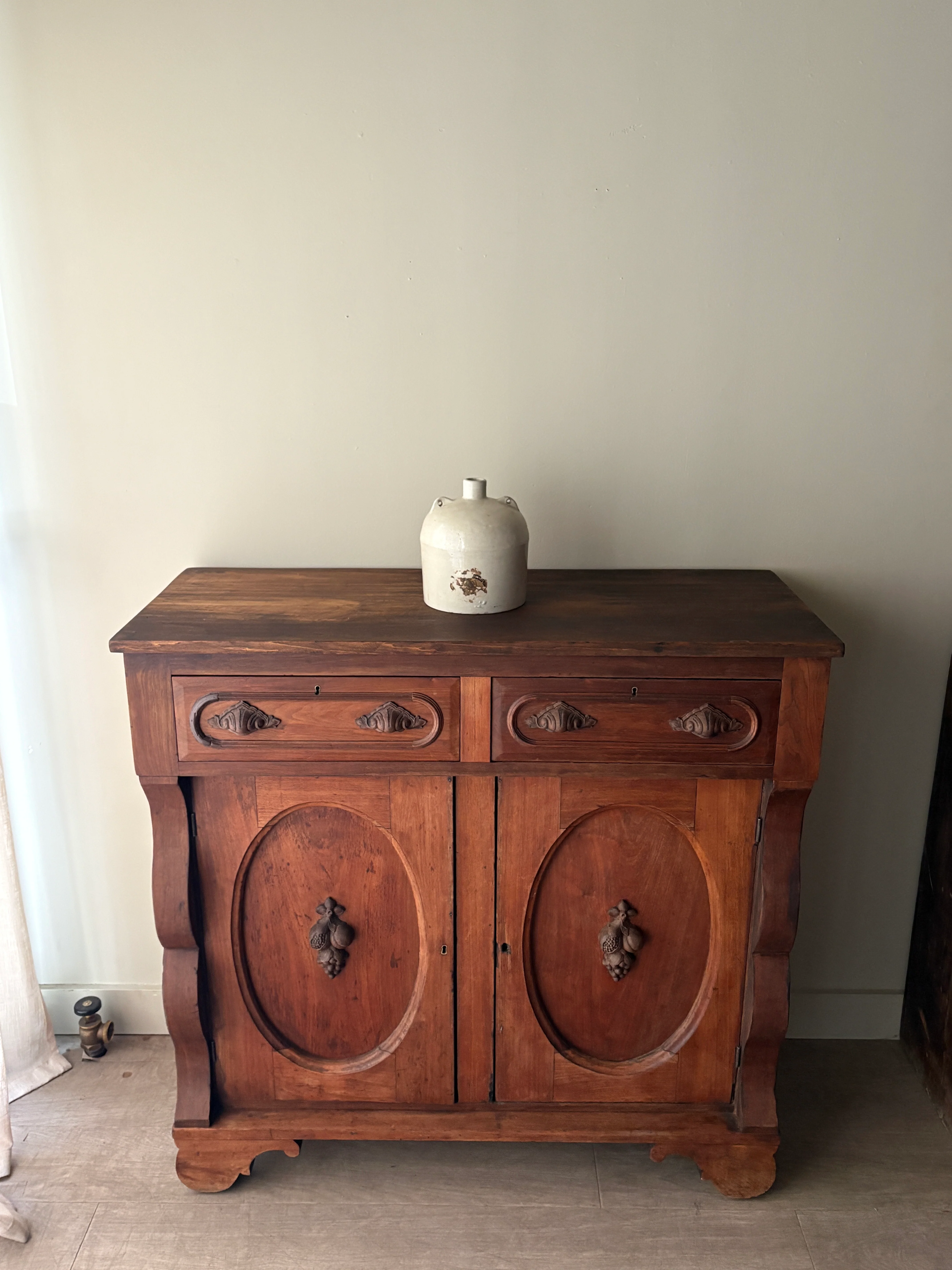 Victorian walnut server - Image 2