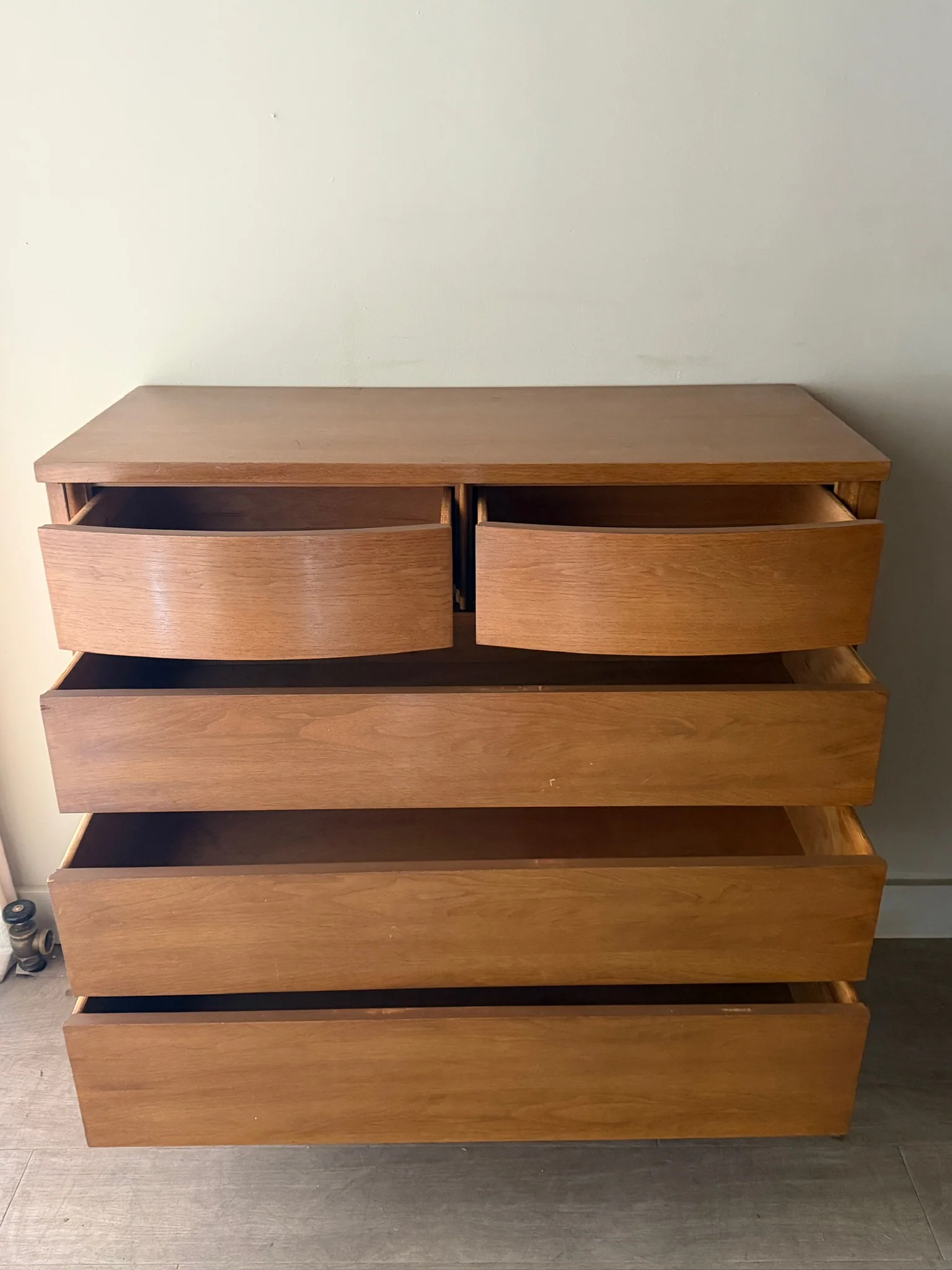 Walnut 5 drawer dresser - Image 5