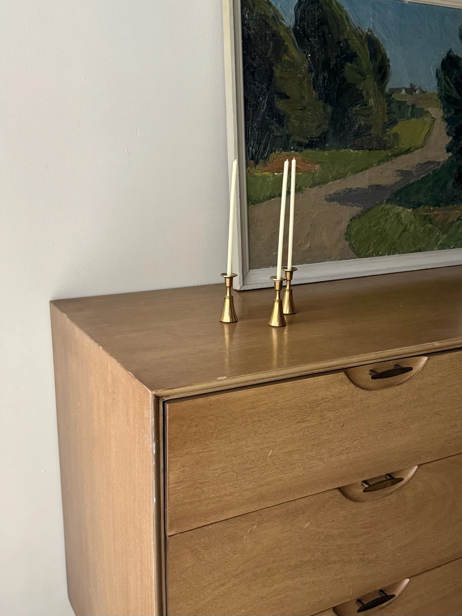 Walnut 6 drawer dresser - Image 2
