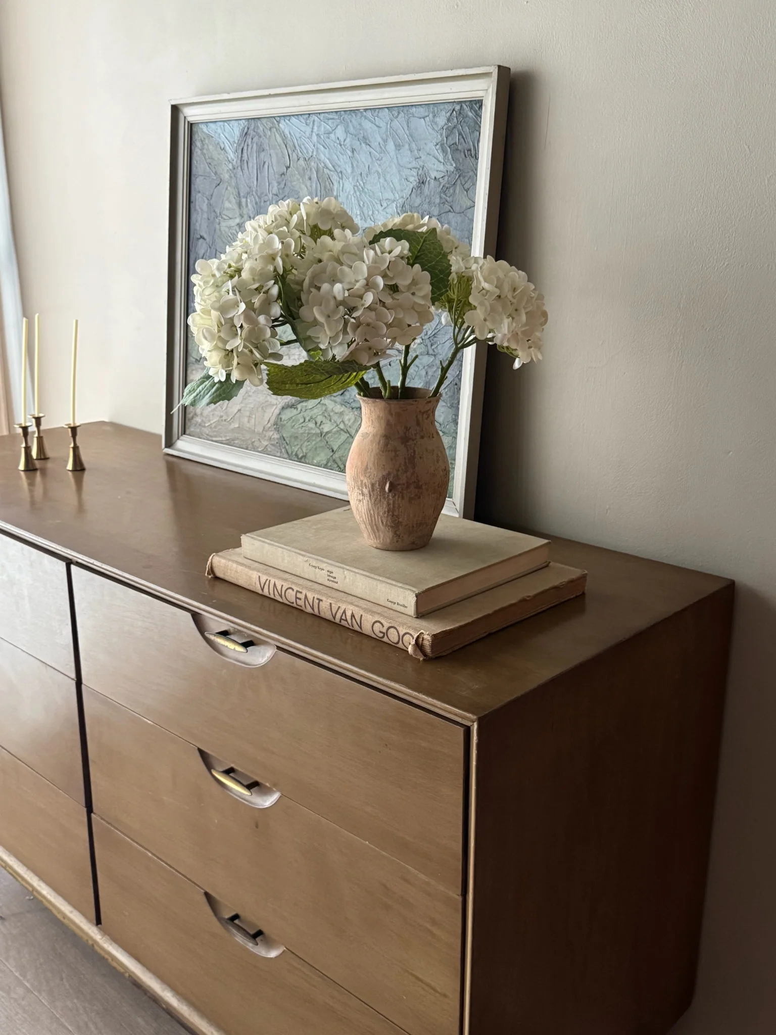 Walnut 6 drawer dresser - Image 4
