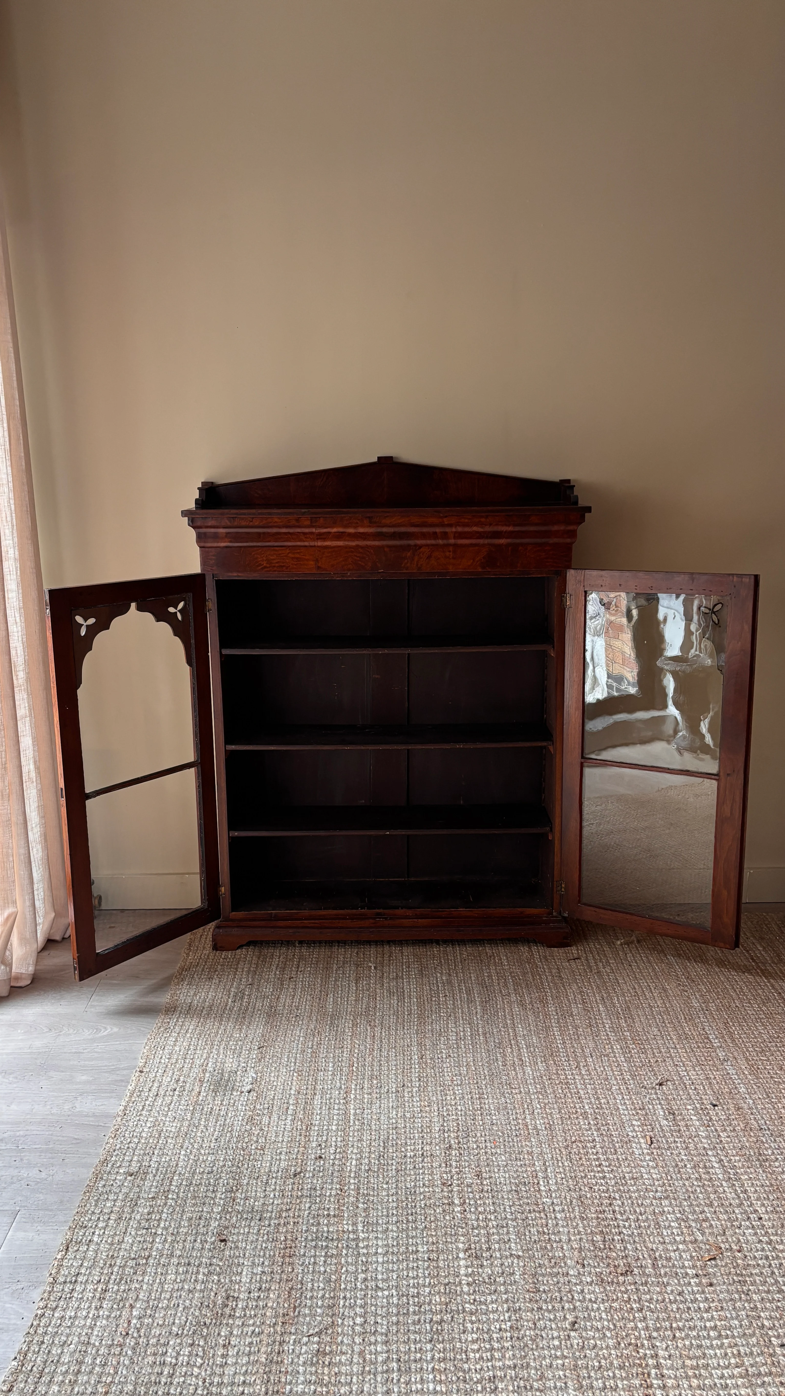 Walnut bookcase. - Image 6