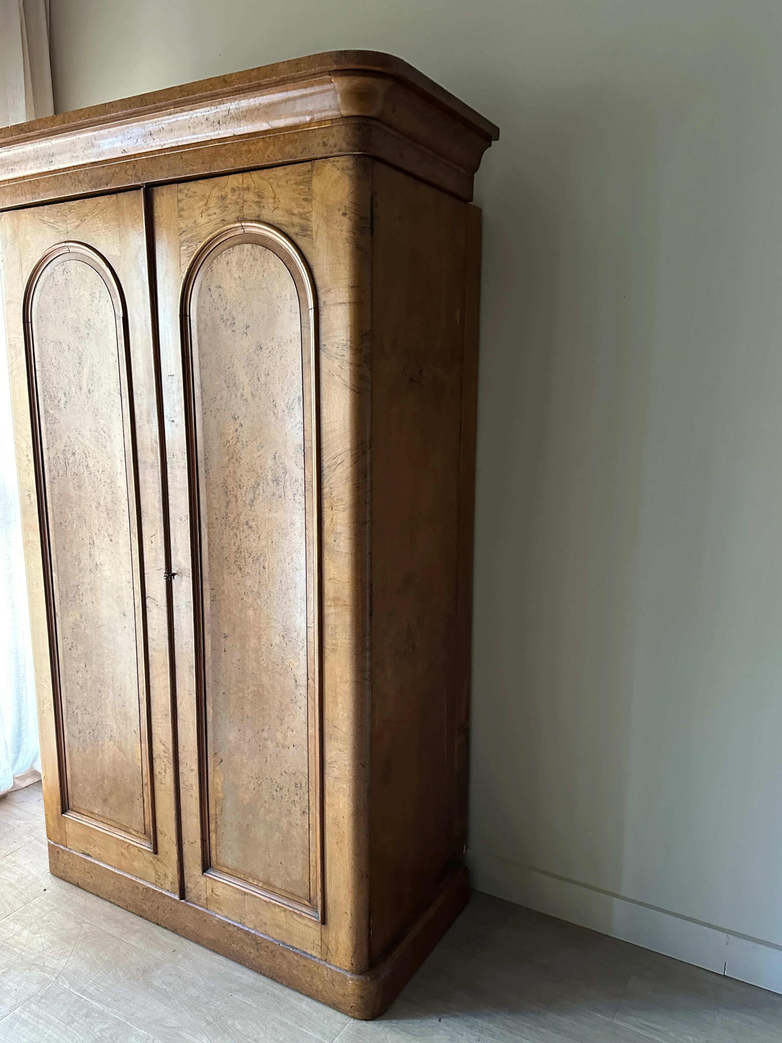 Walnut Burl Armoire - Image 3