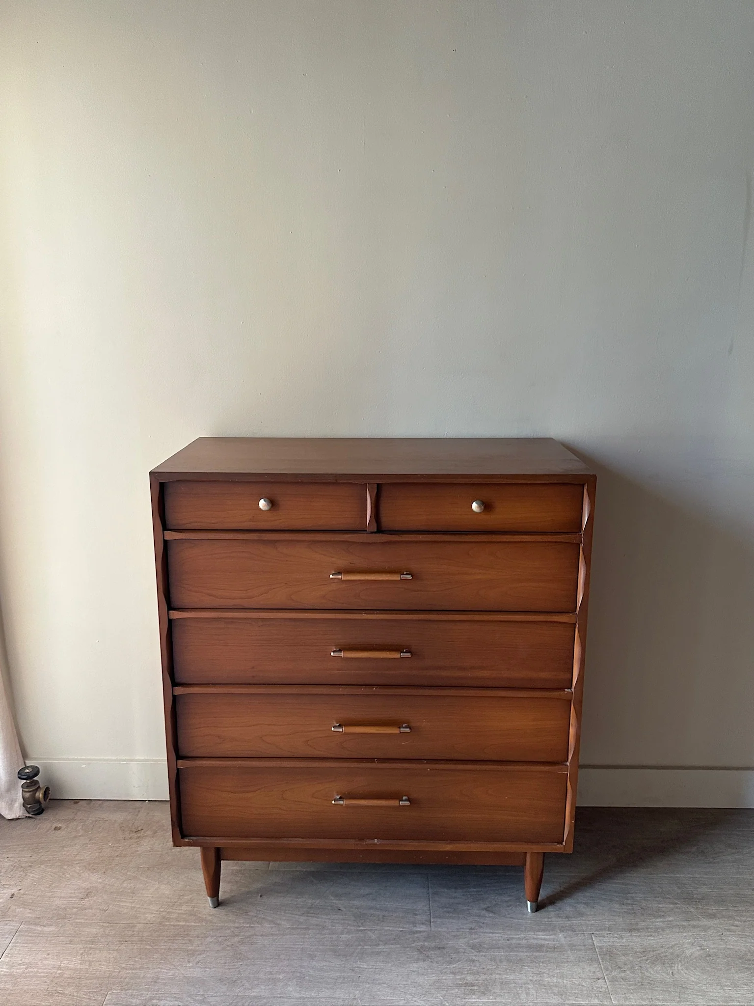 Walnut Cavalier tallboy - Image 2