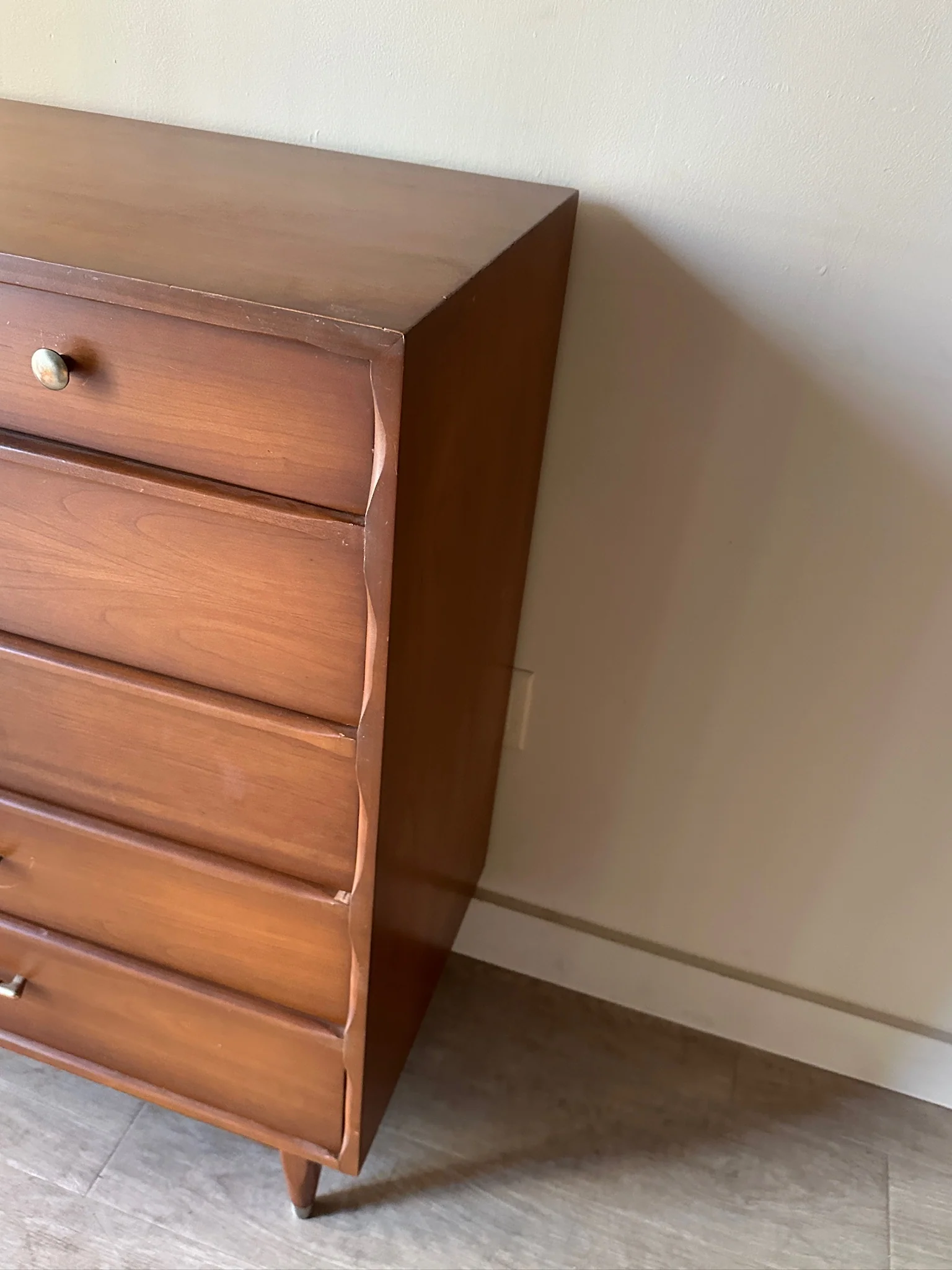 Walnut Cavalier tallboy - Image 4