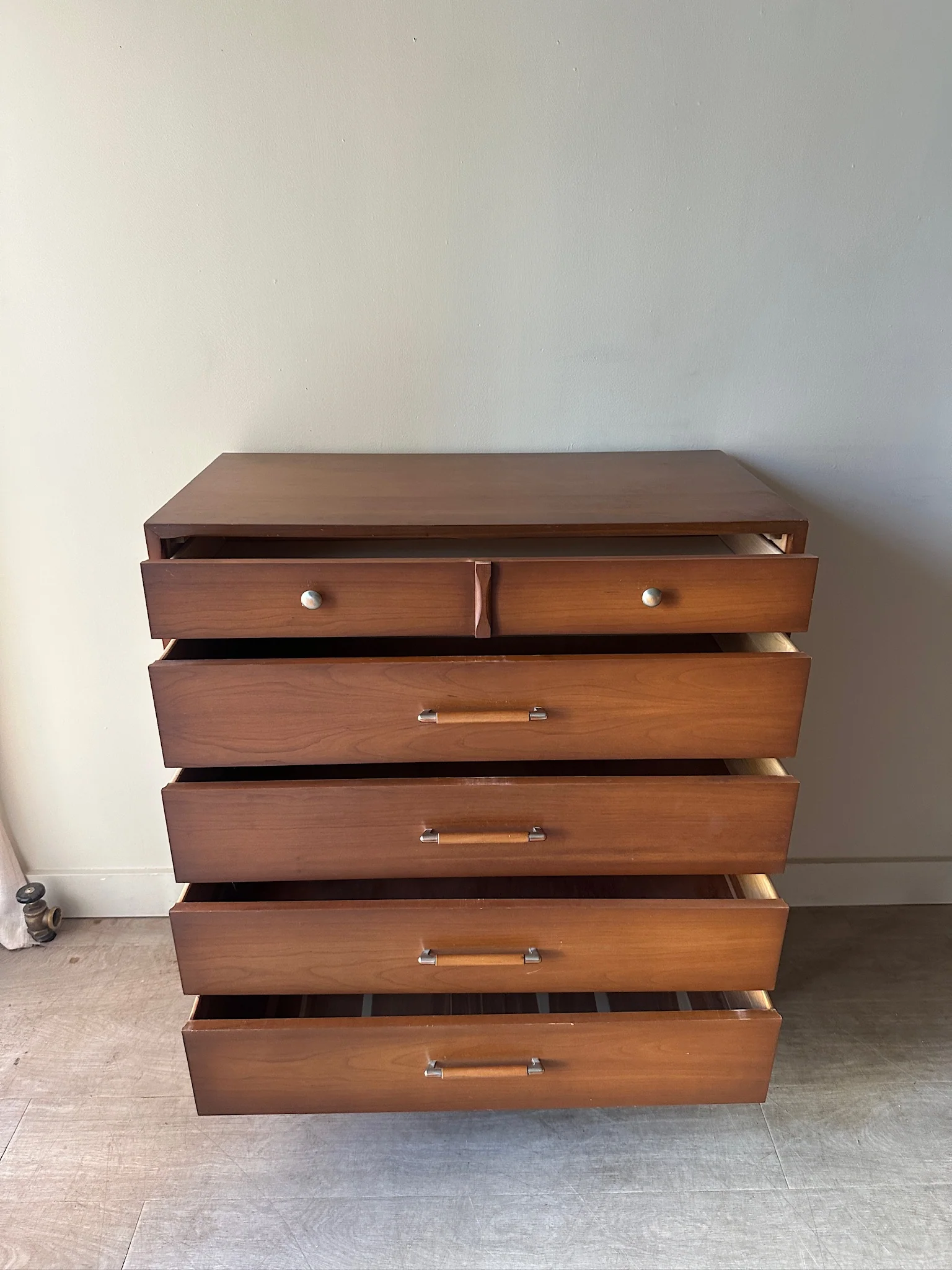 Walnut Cavalier tallboy - Image 5