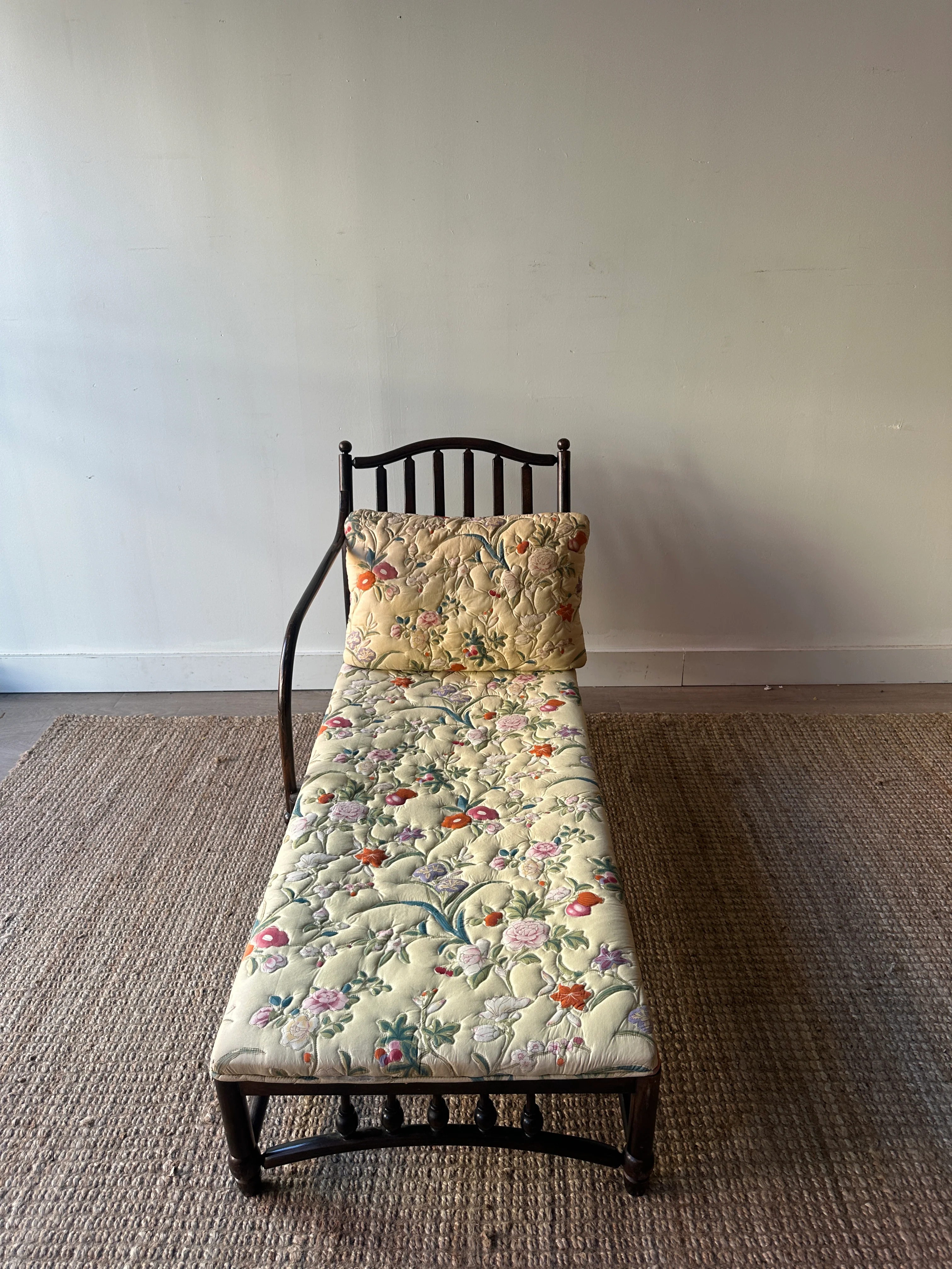 Walnut chaise - Image 8