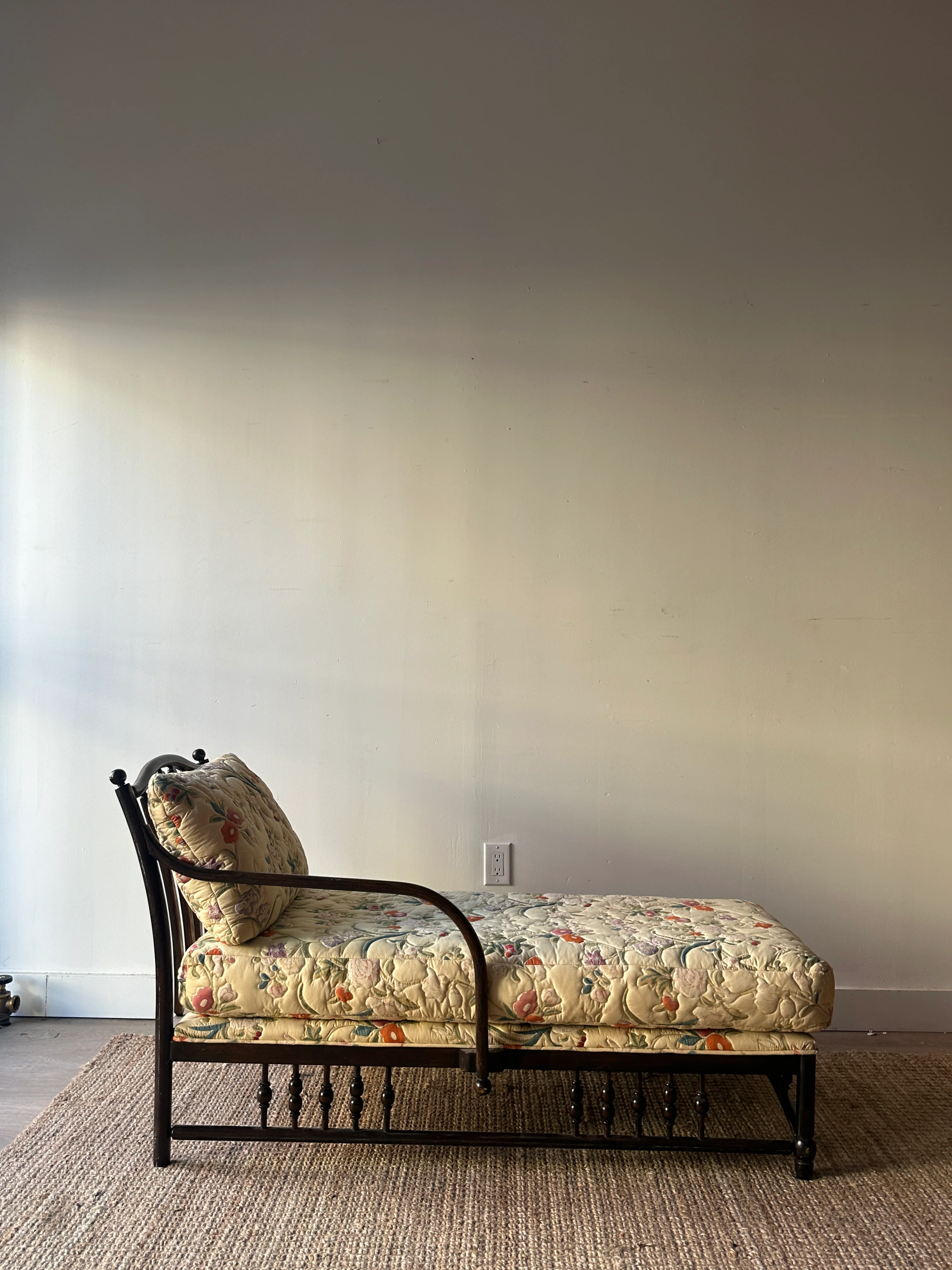 Walnut chaise - Image 9