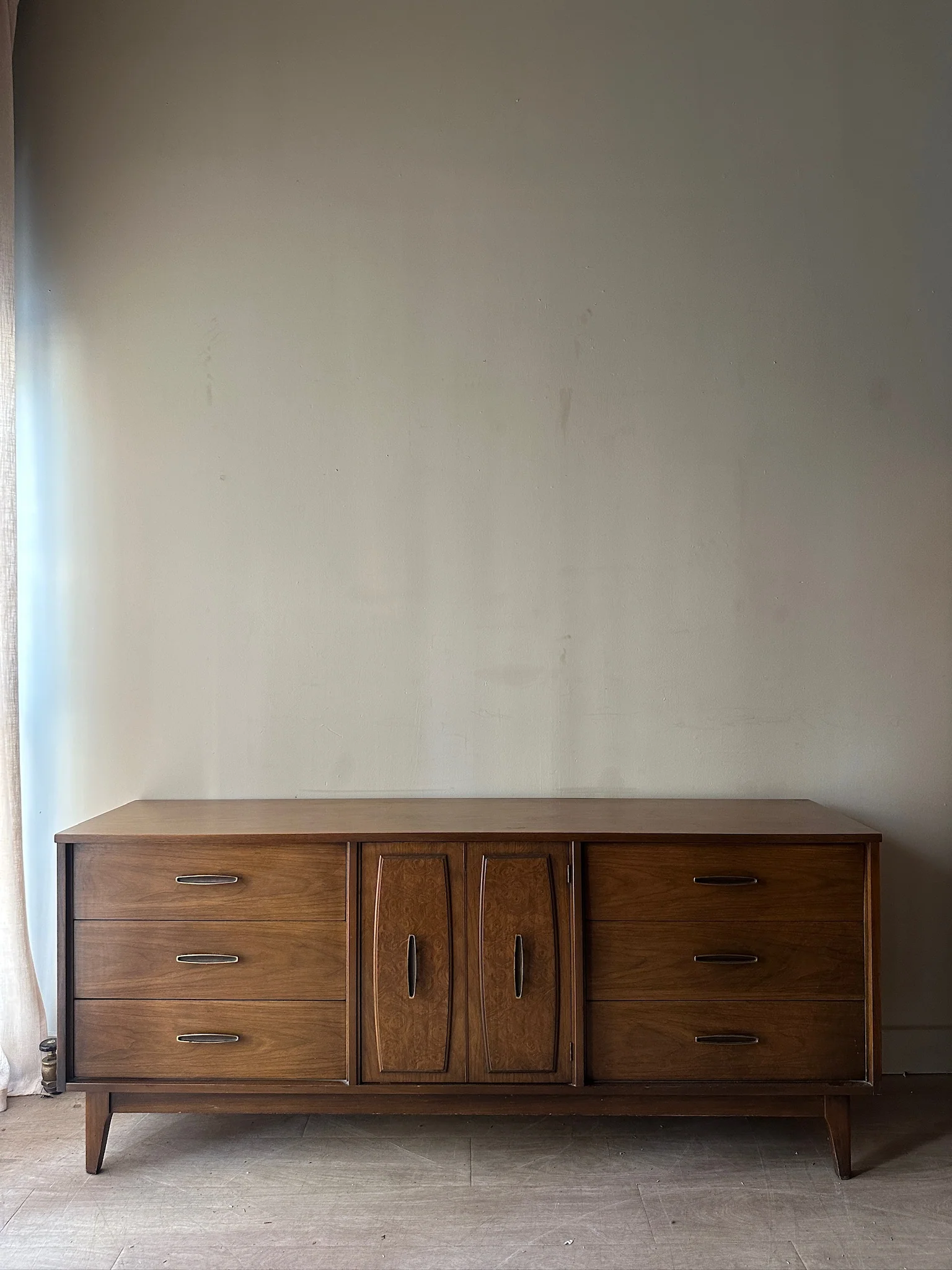 Walnut credenza