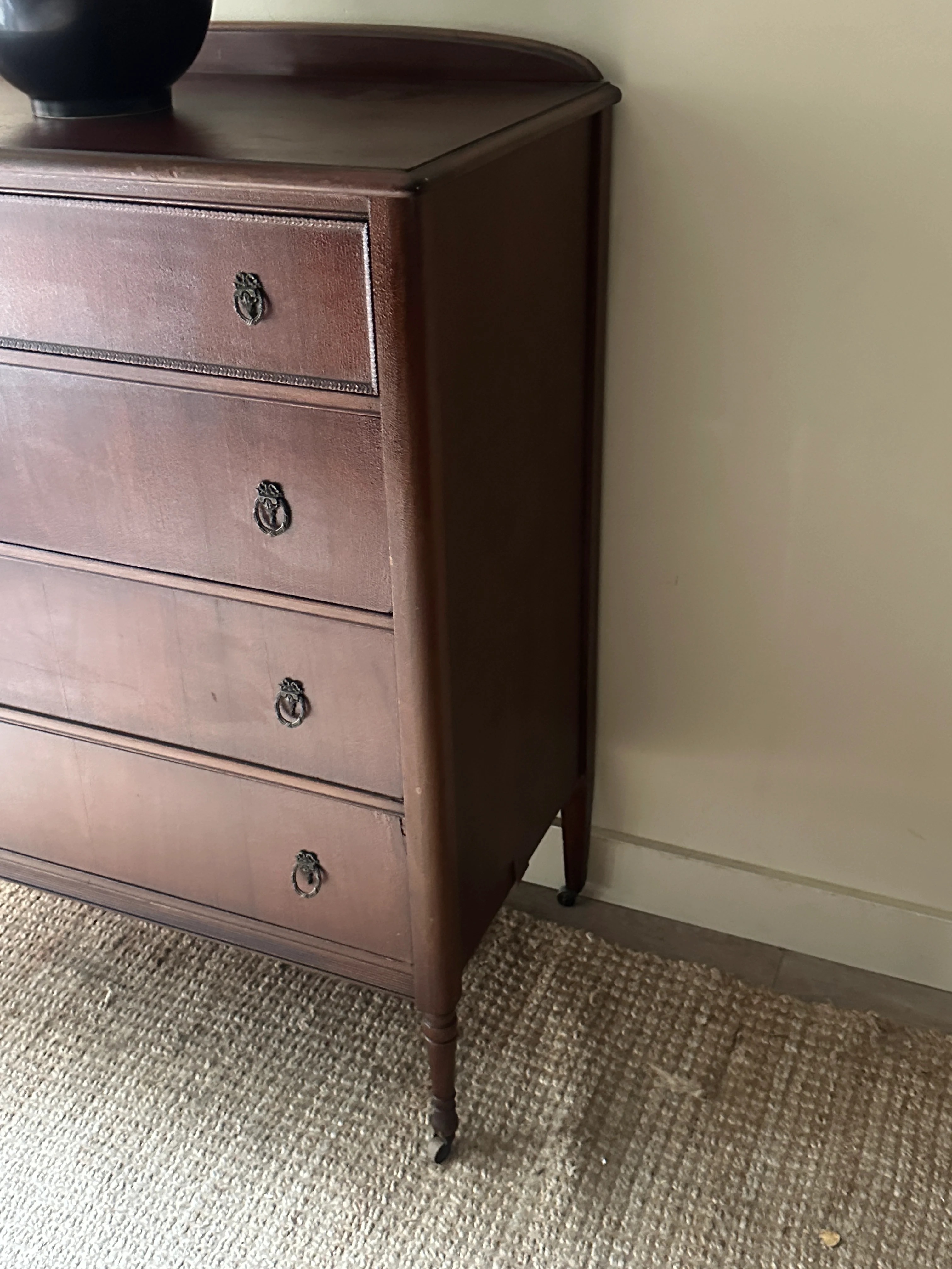 Walnut Depression Tallboy - Image 4