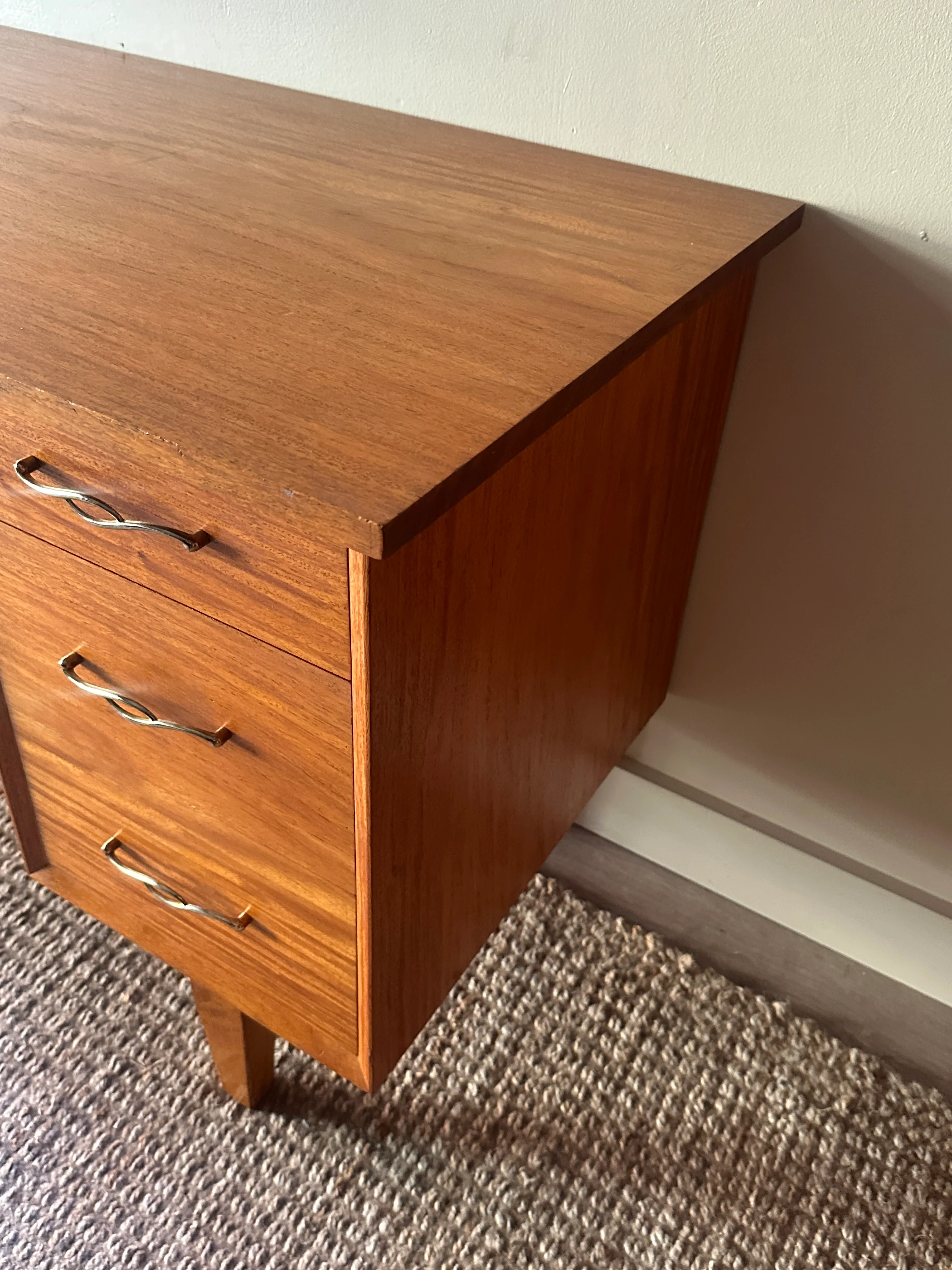 Walnut desk - Image 4