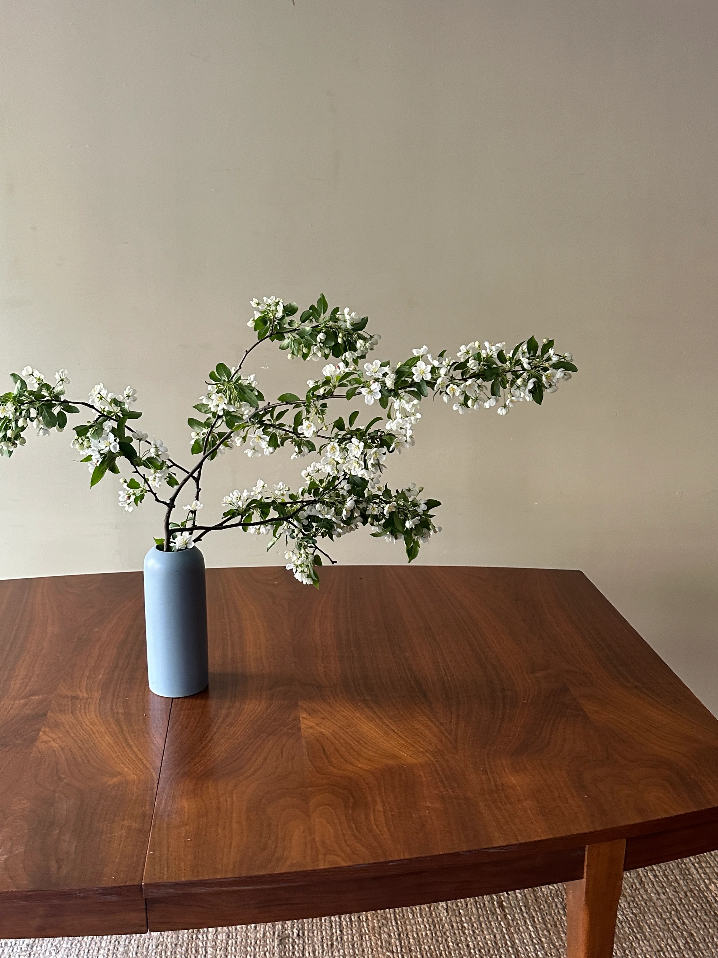 Walnut dining table - Image 4