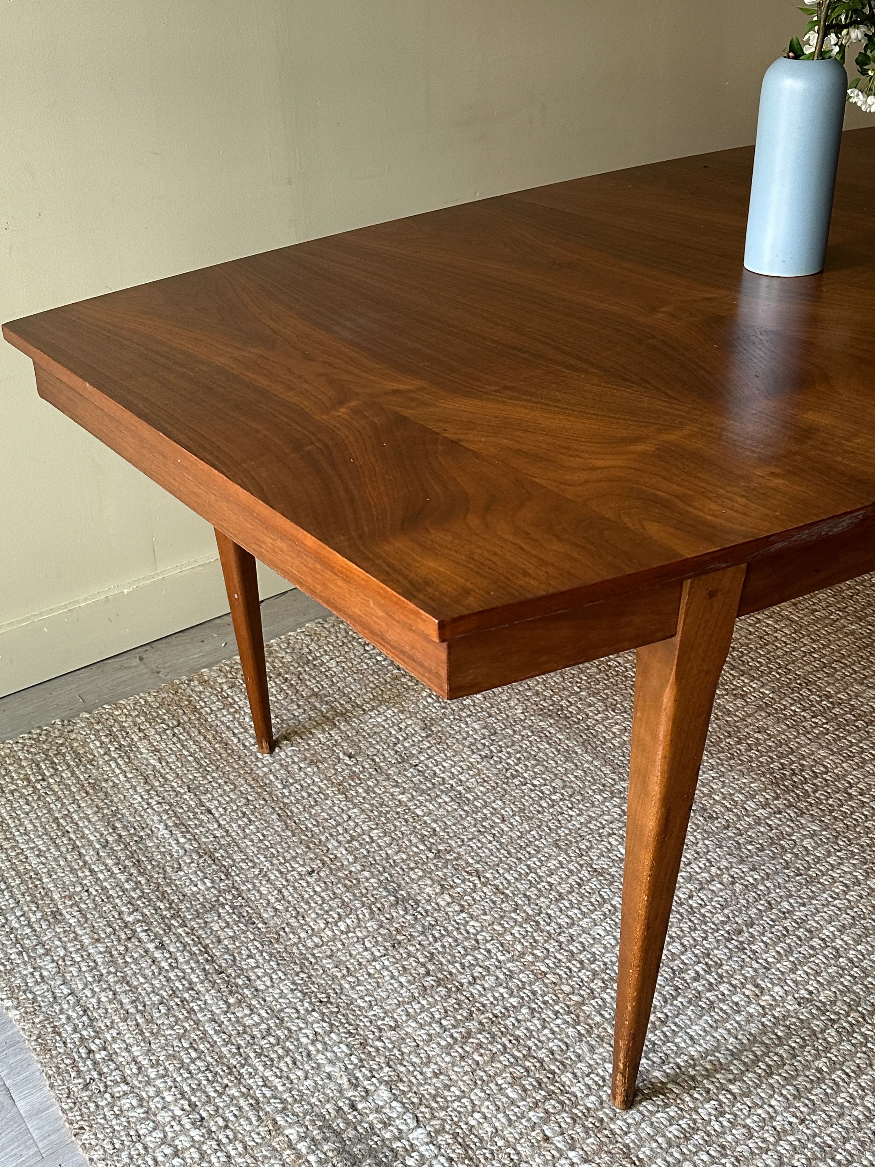 Walnut dining table - Image 5