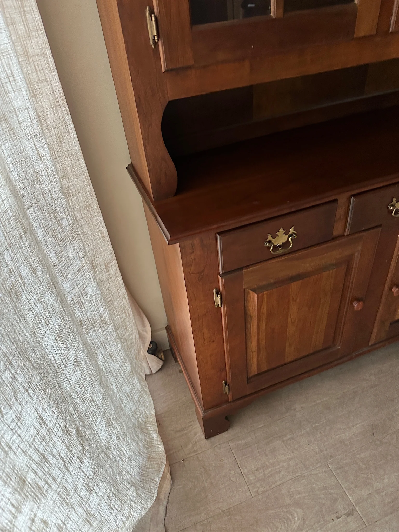 Walnut Display Hutch - Image 4