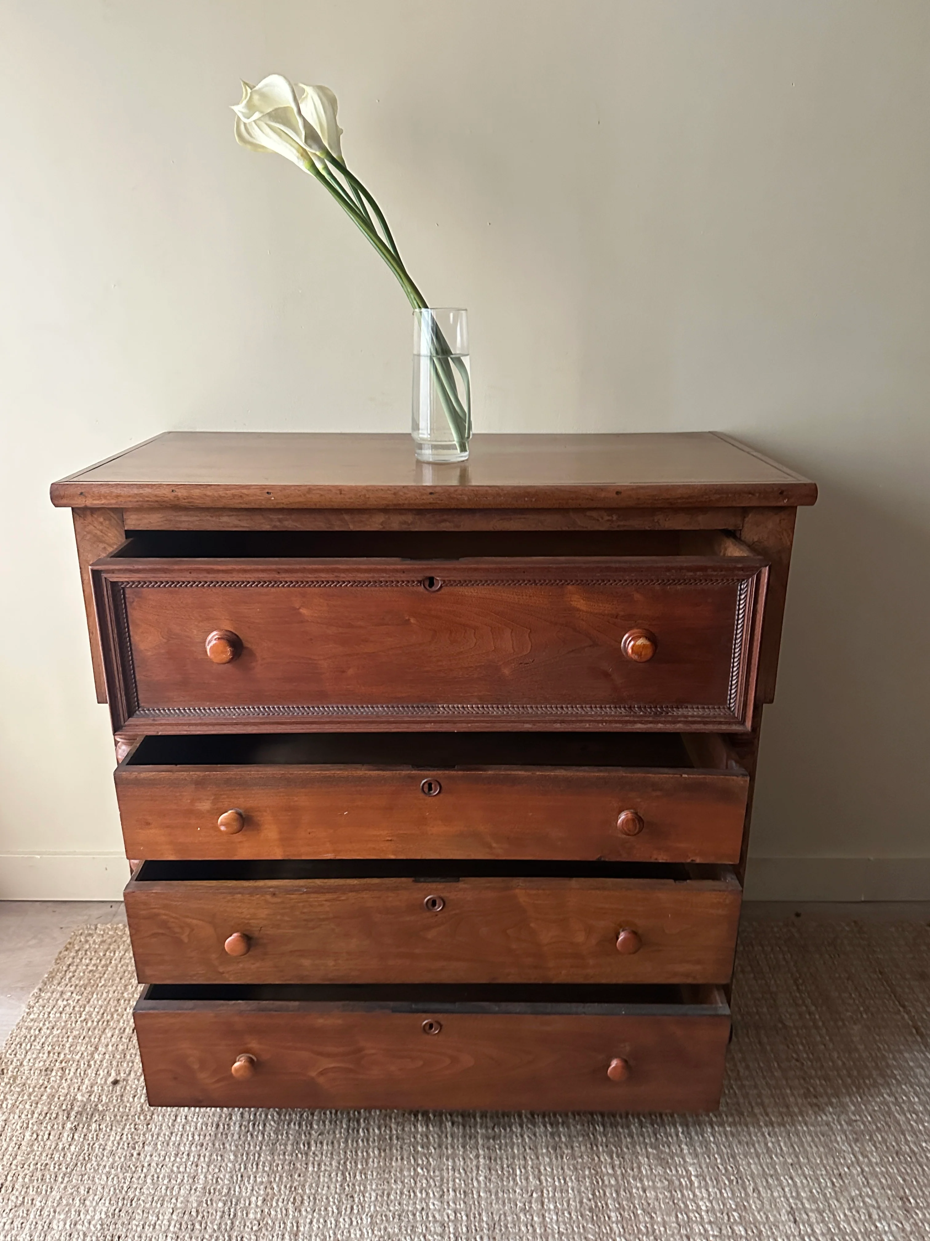 Walnut dresser - Image 5