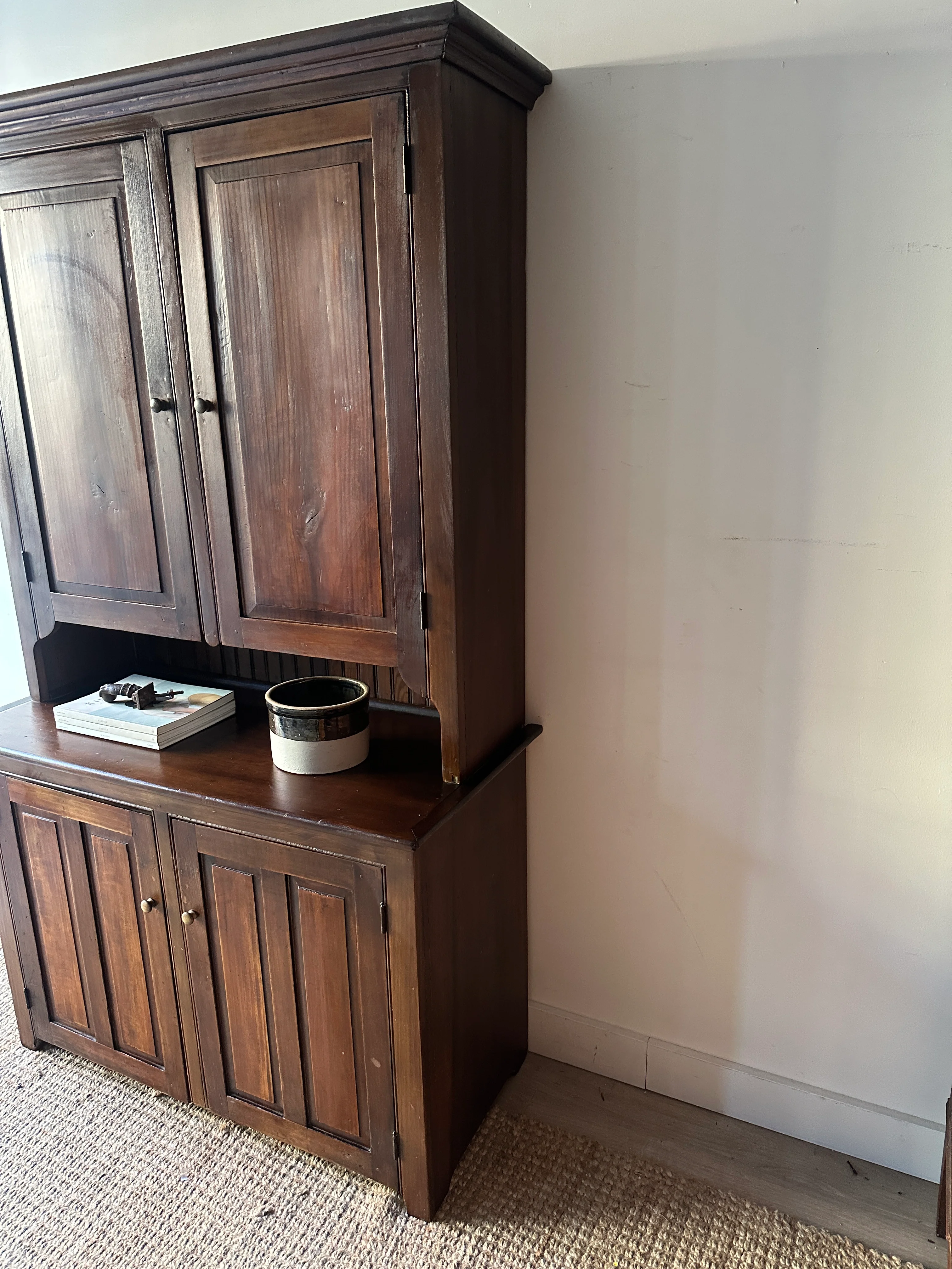 Walnut hutch - Image 4
