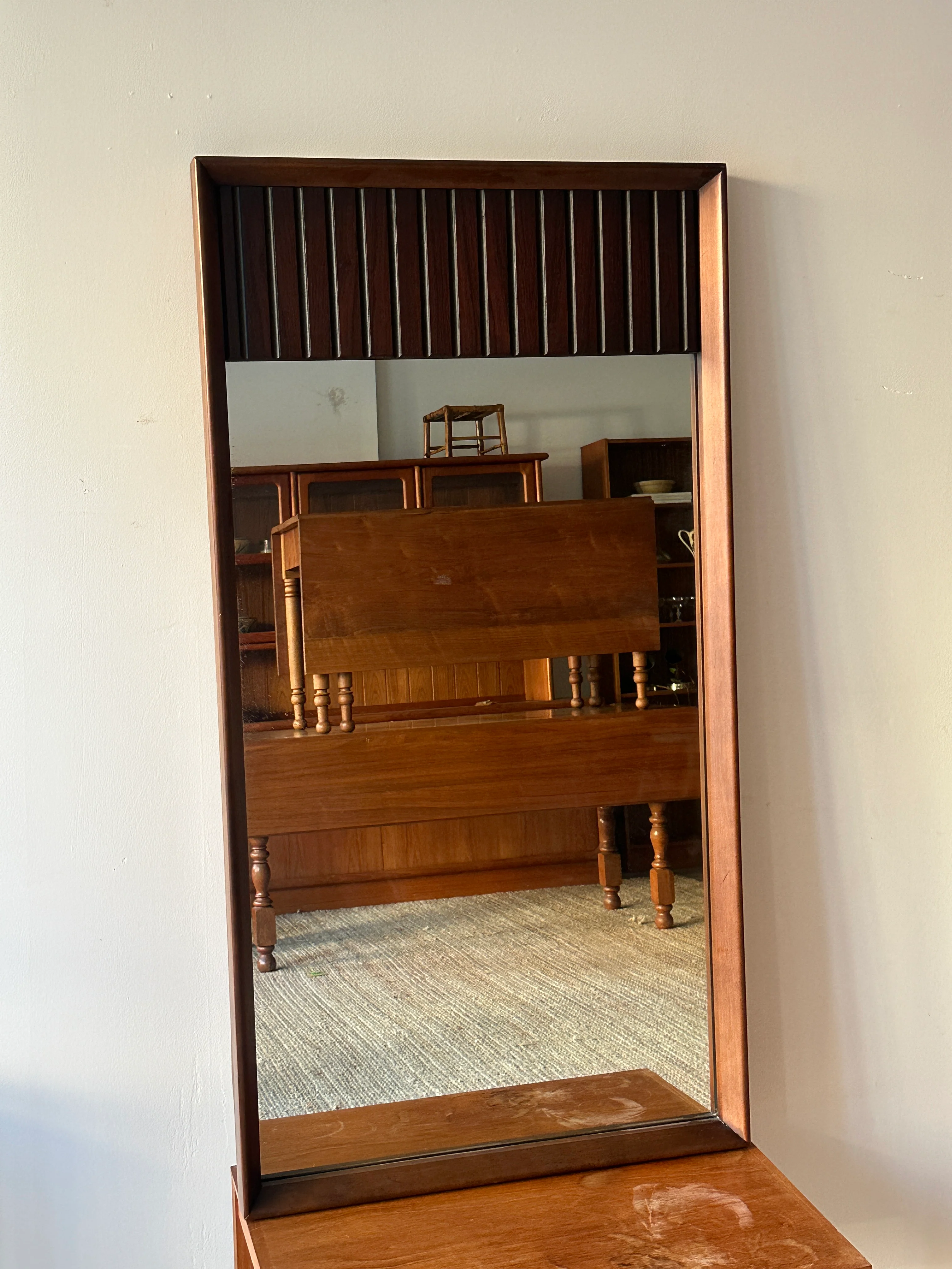 Walnut mirror - Image 3