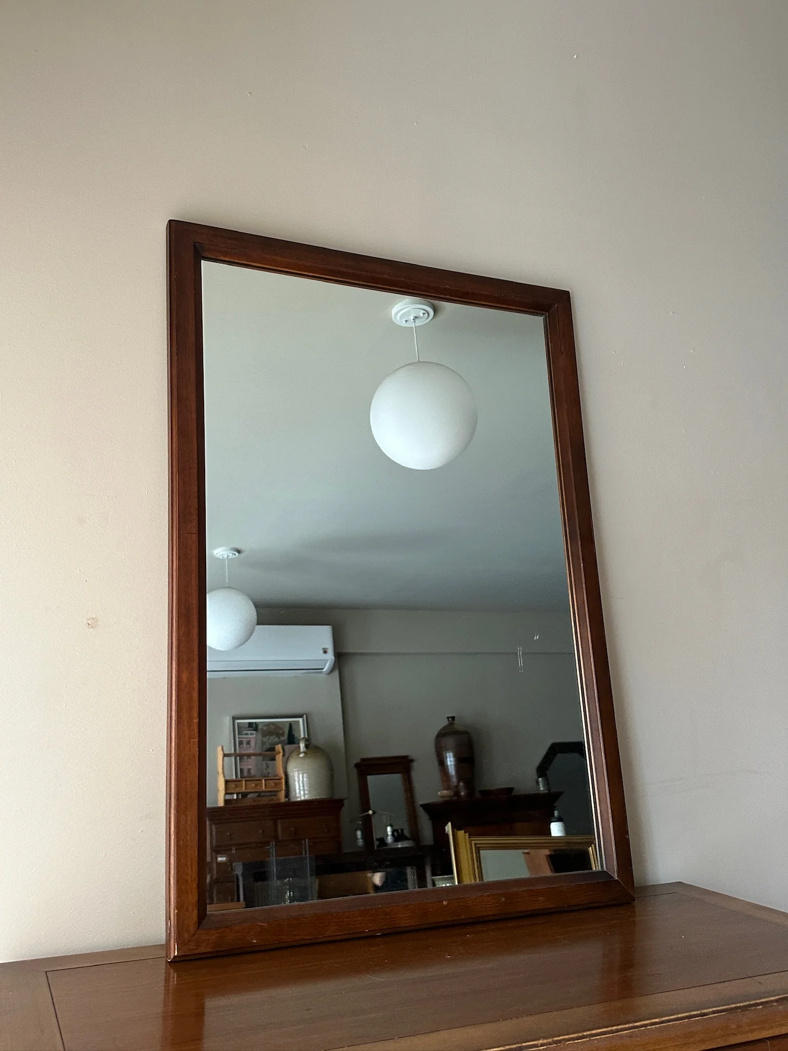 Walnut mirror
