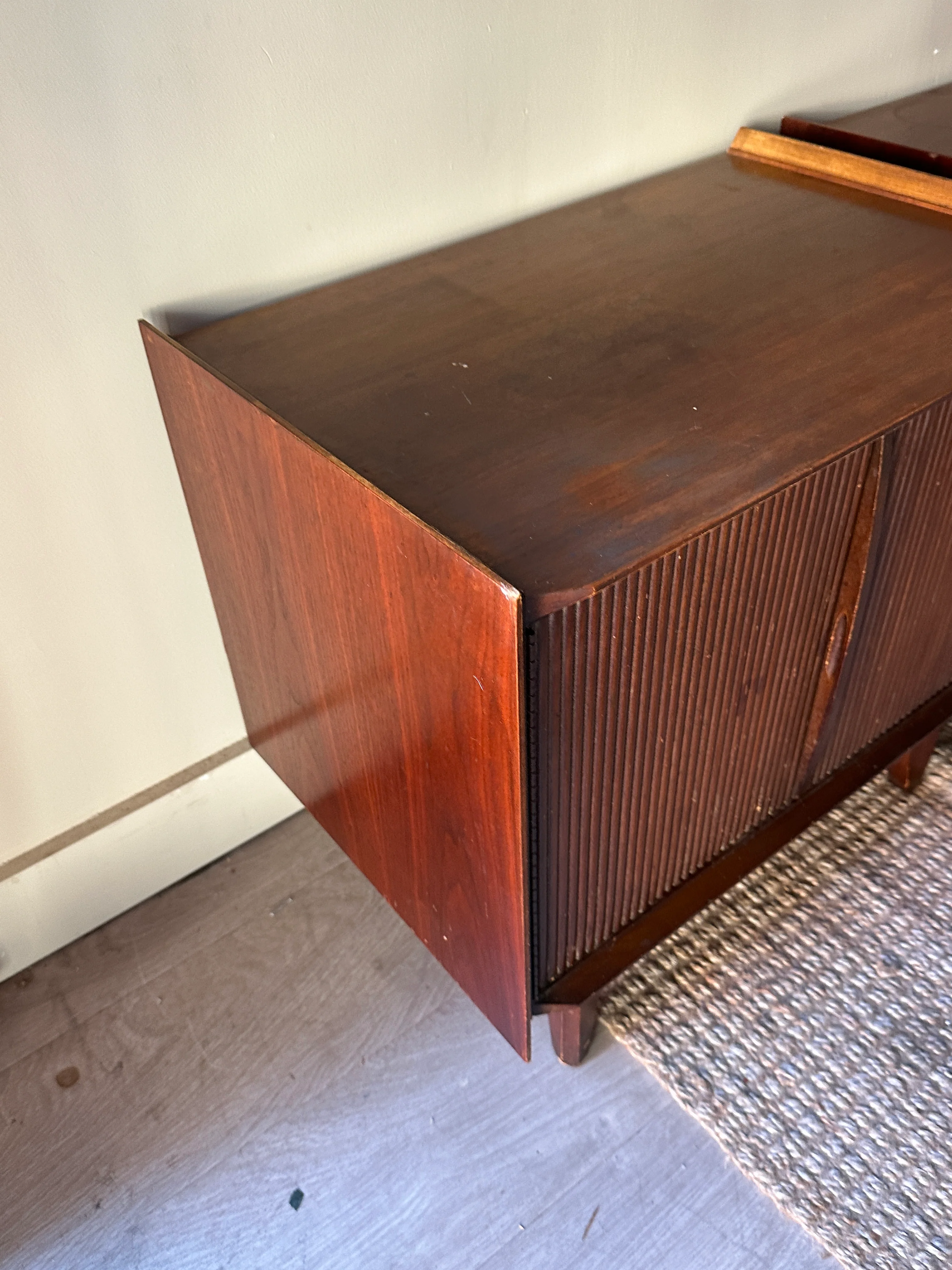 Walnut side tables. Sold individually. - Image 3