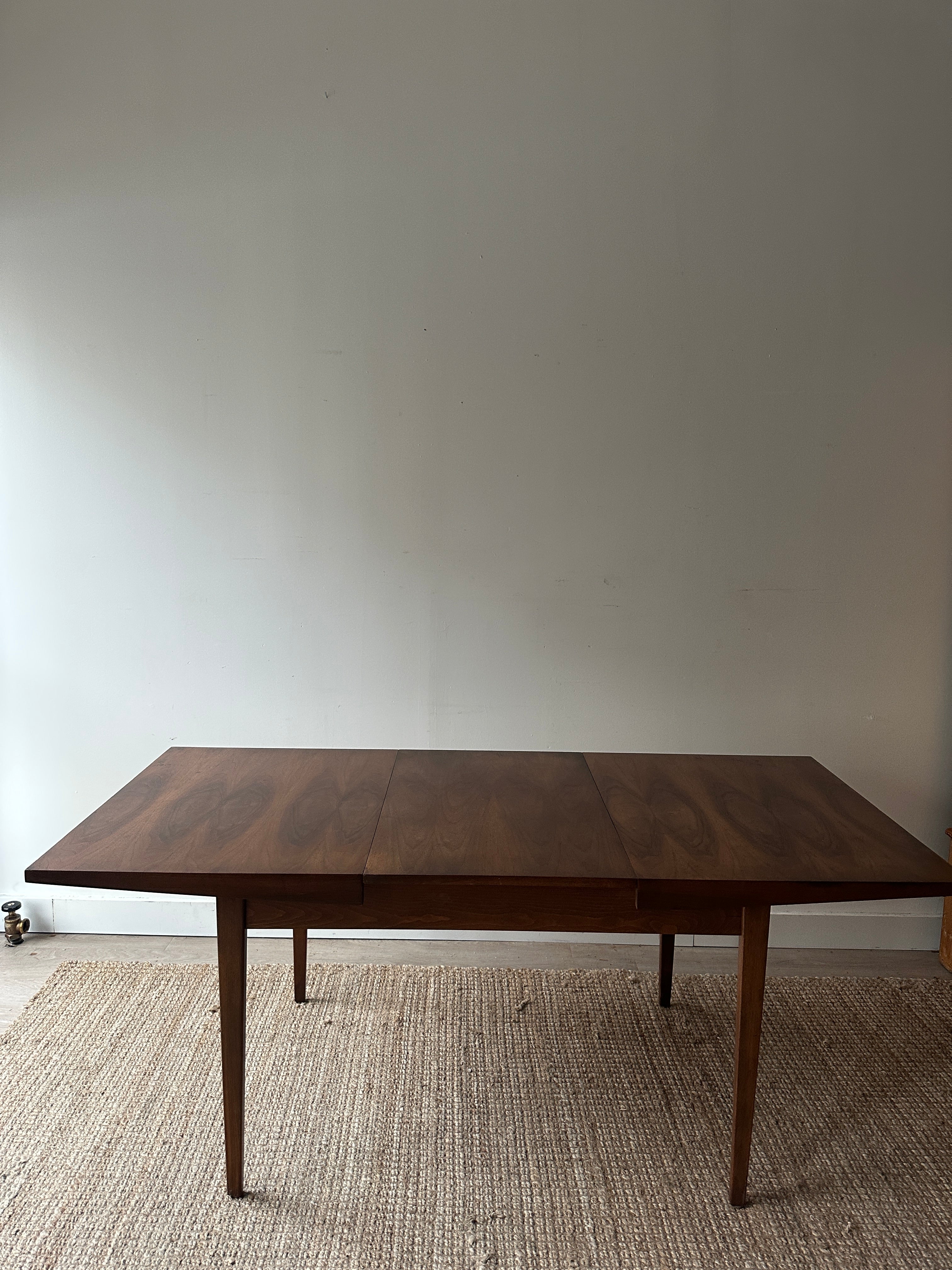 Walnut table with leaf - Image 8