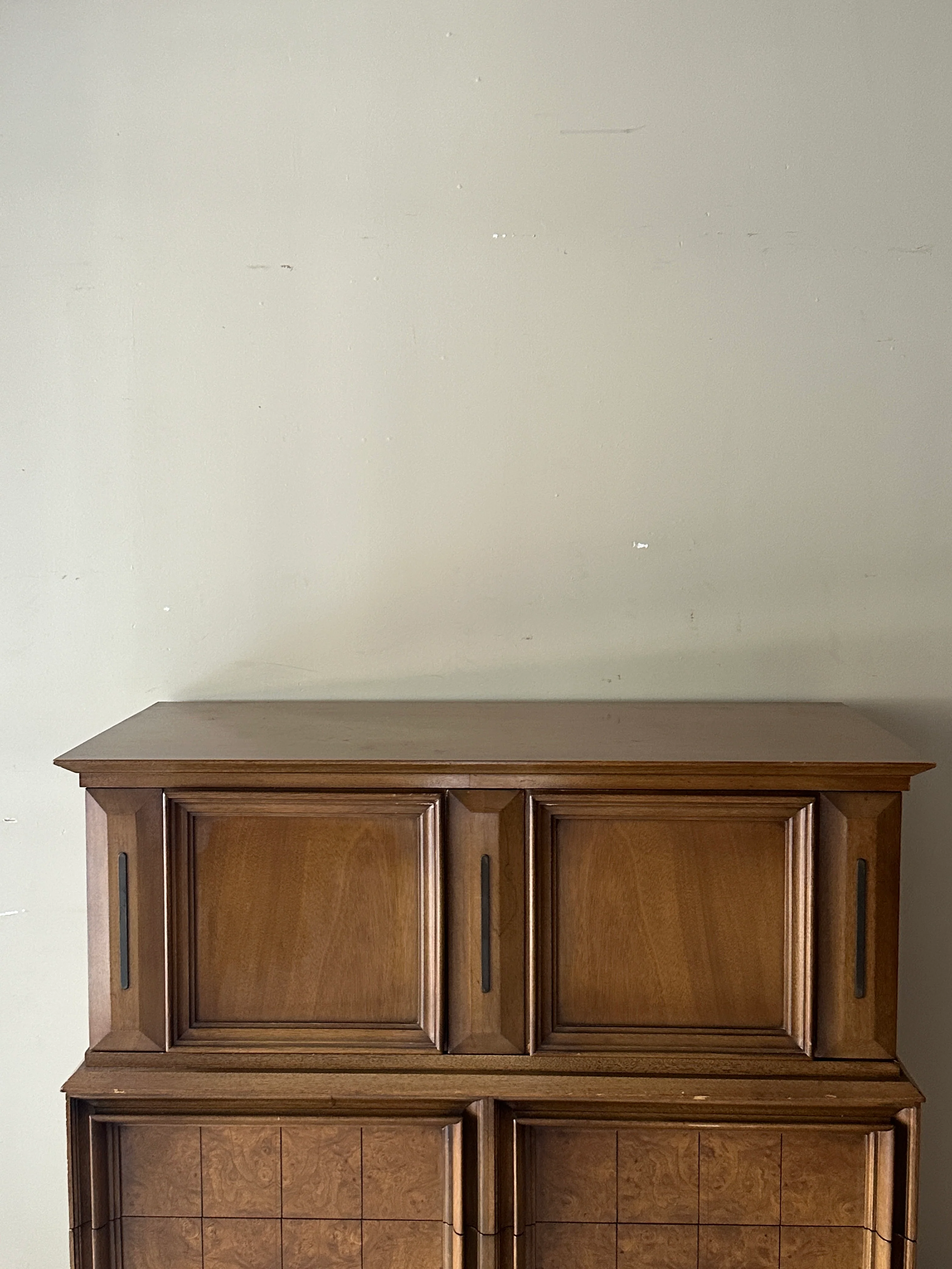 Walnut tall boy - Image 2