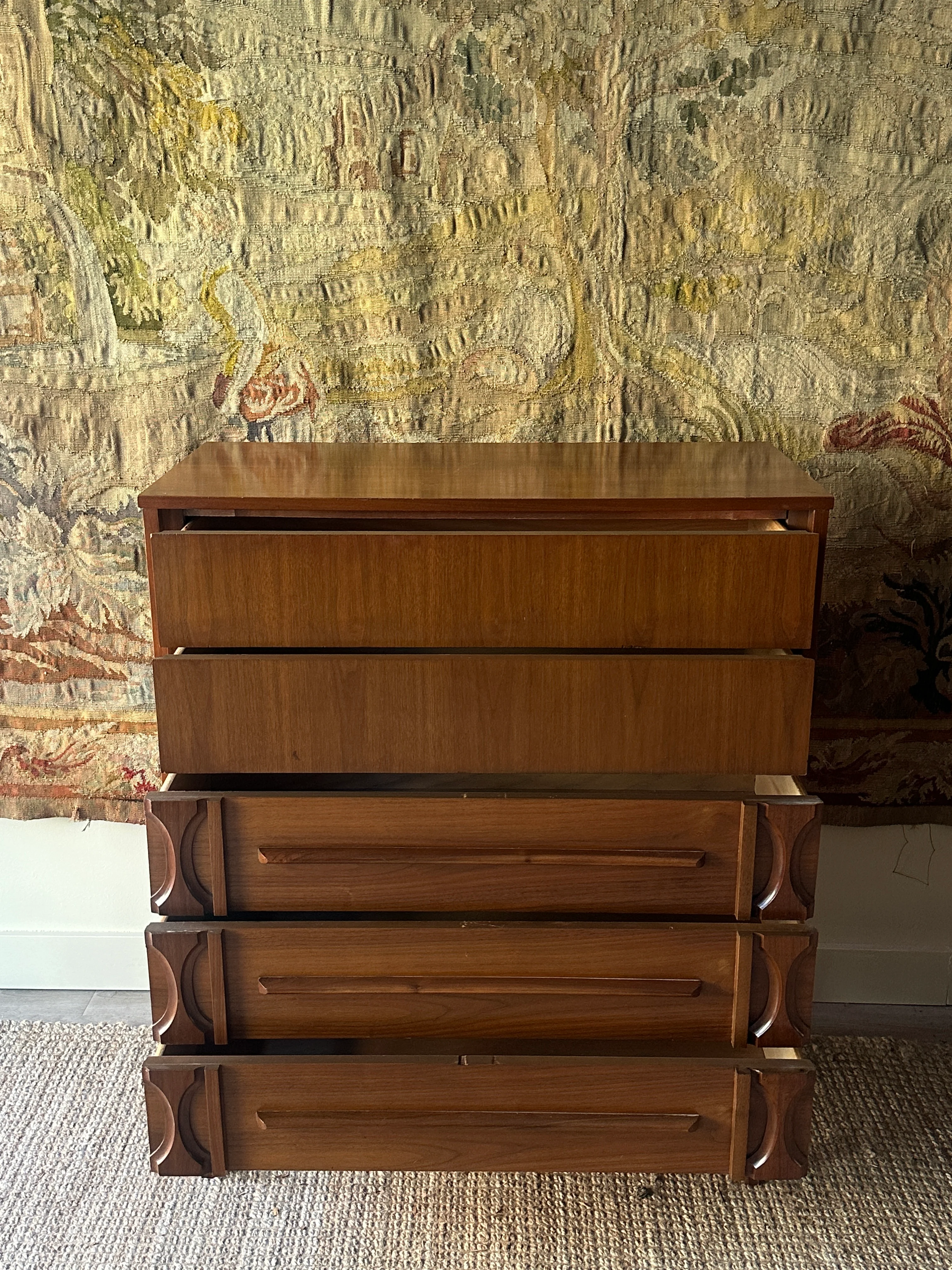 Walnut tallboy - Image 4