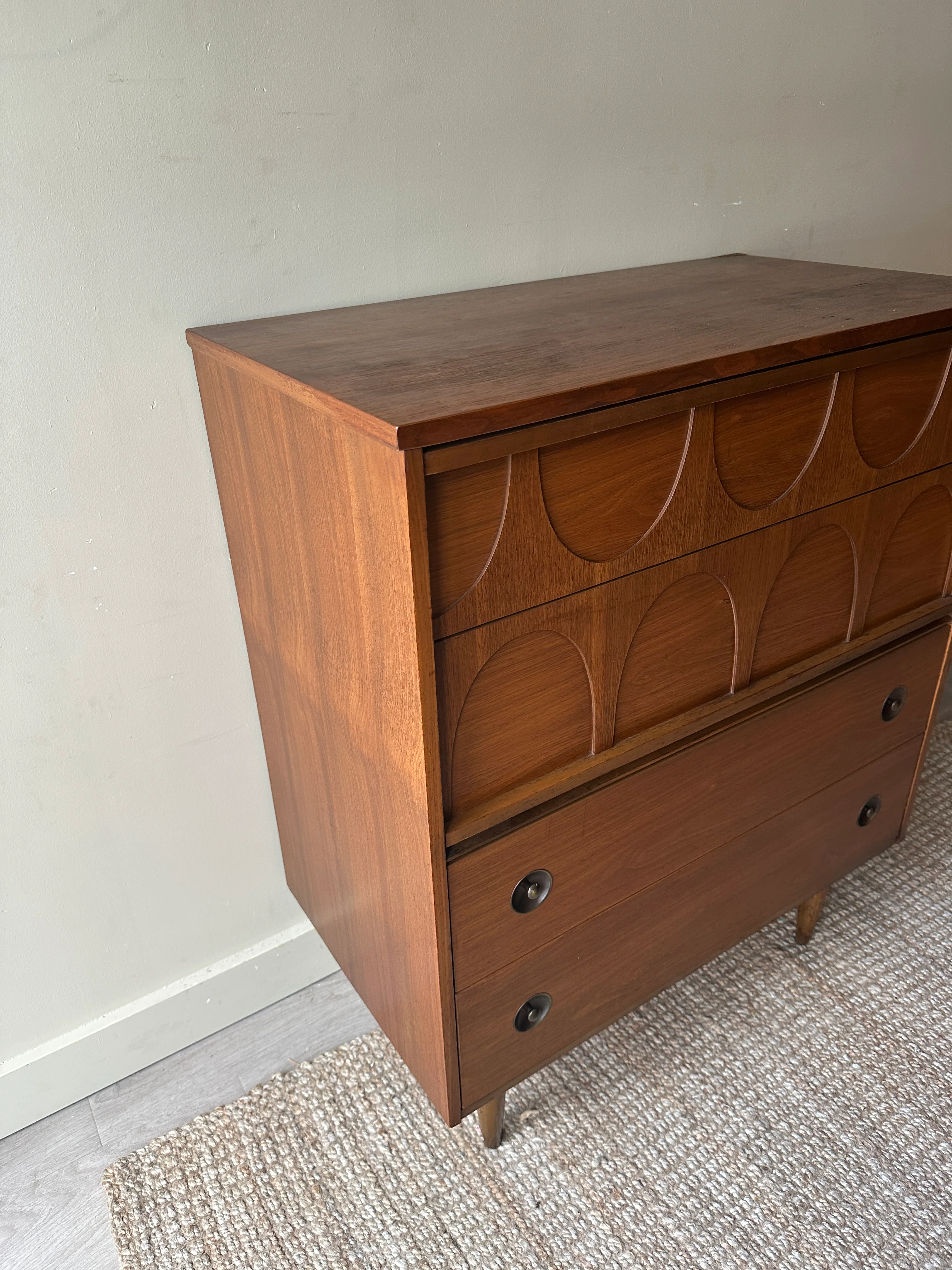 Walnut tallboy - Image 3