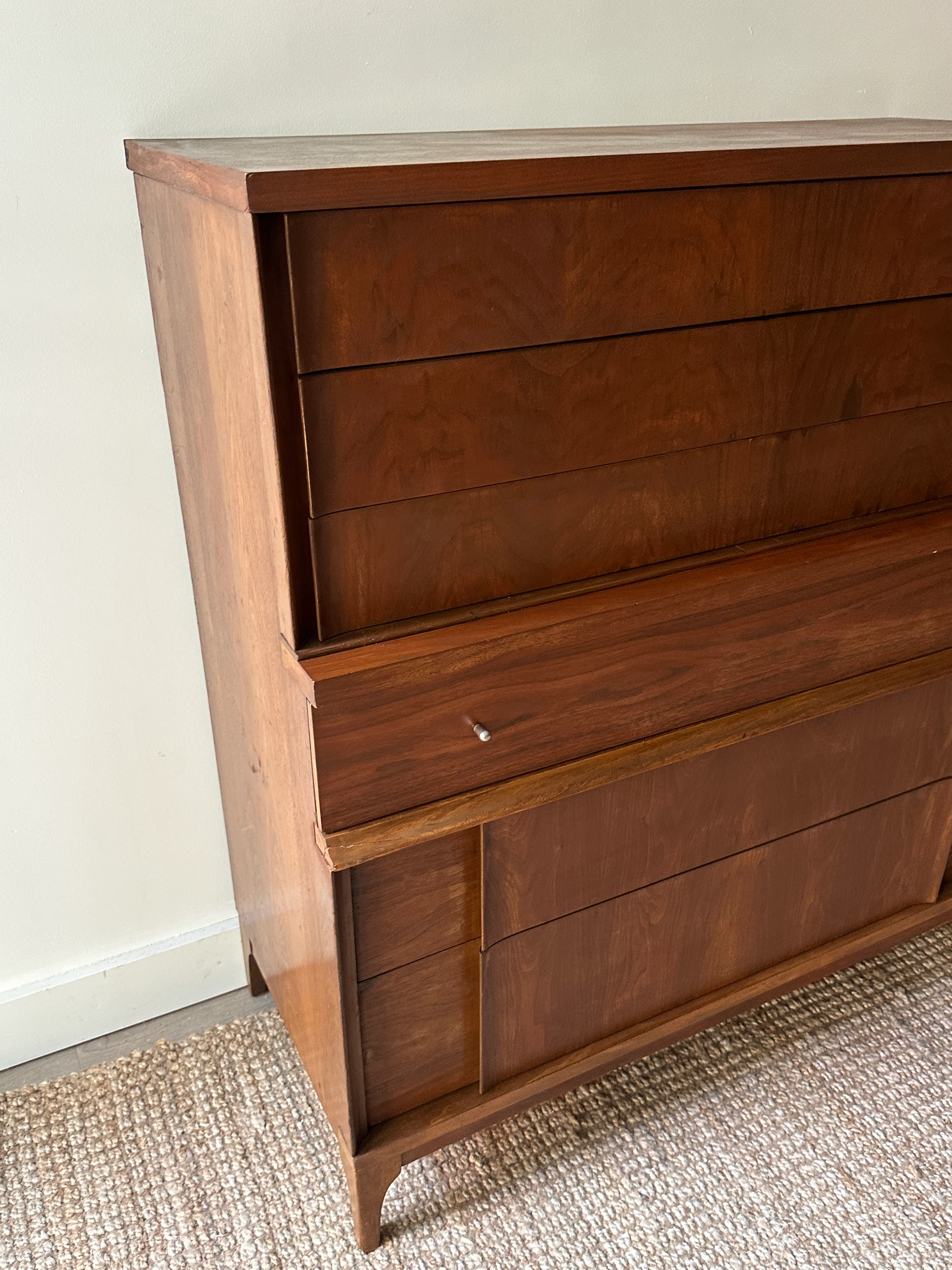 Walnut tallboy - Image 4