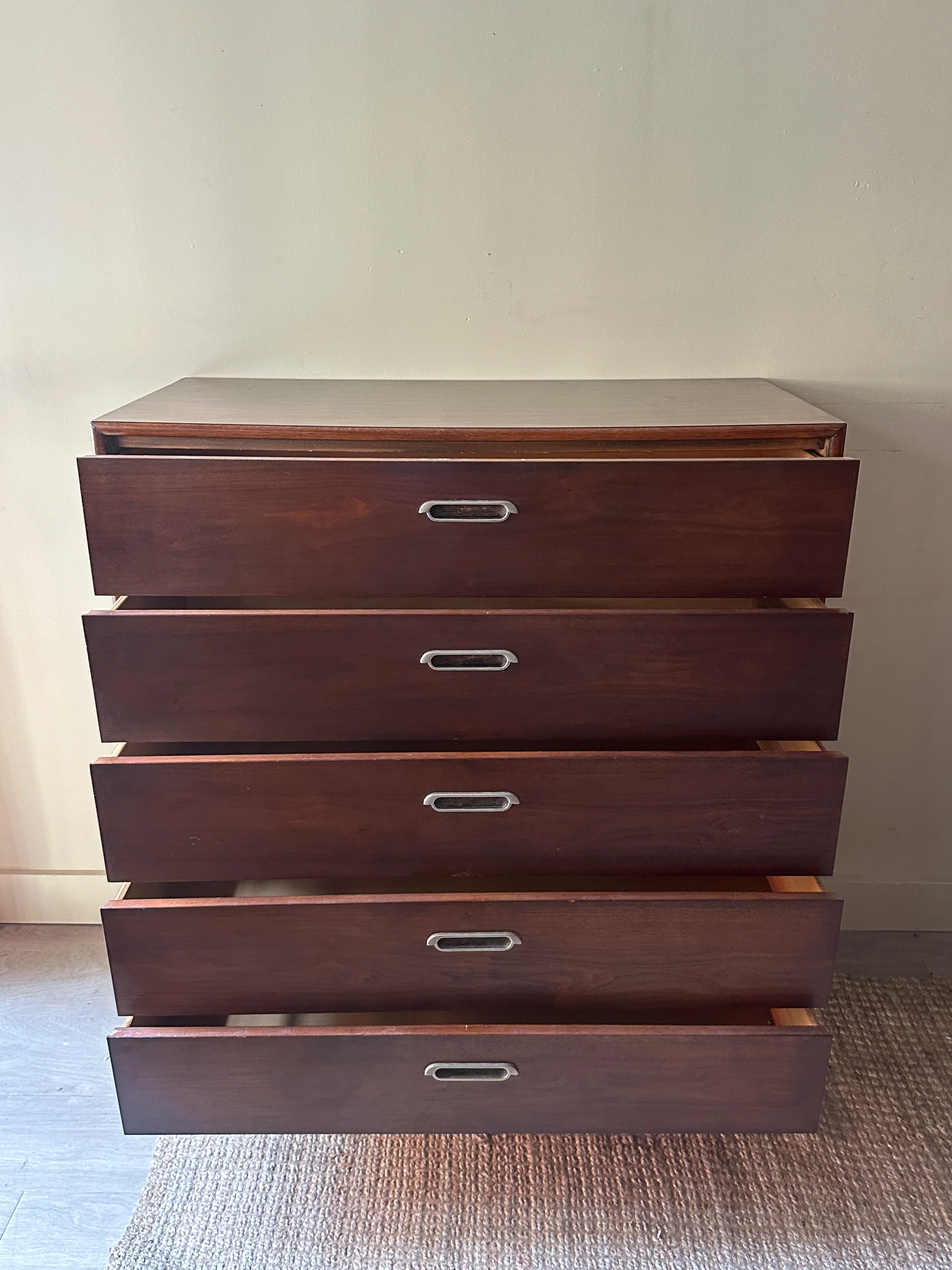 Walnut tallboy - Image 5