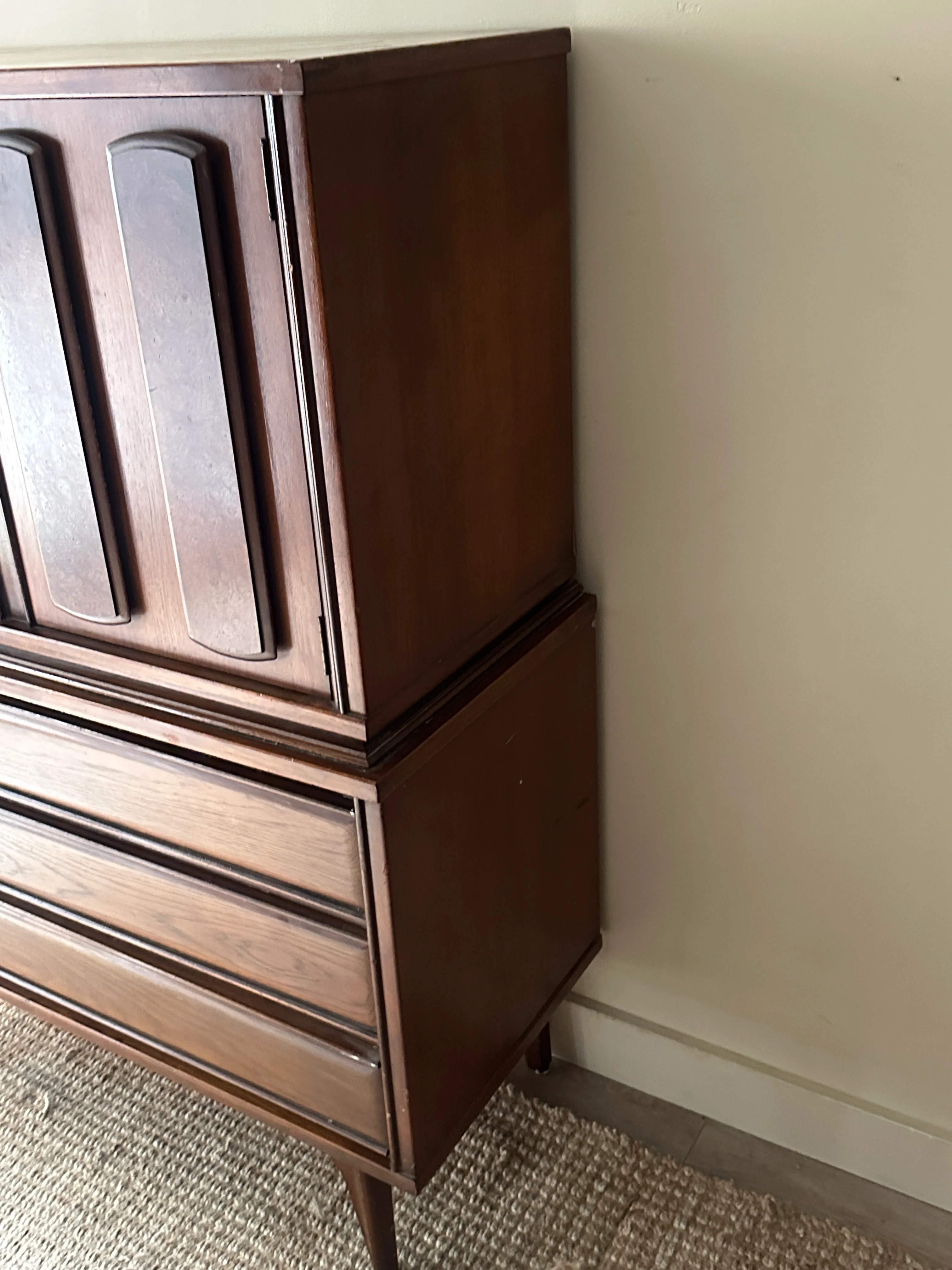 Walnut tallboy - Image 3