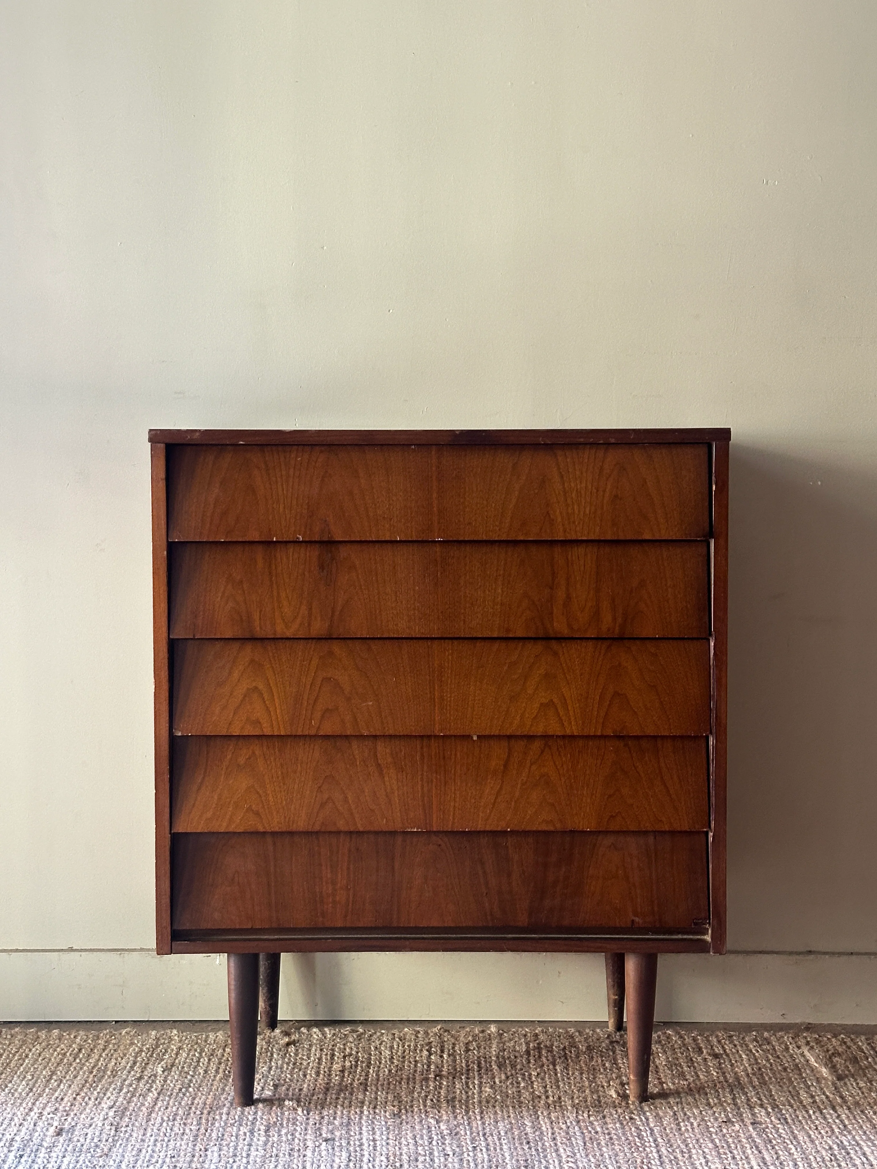 Walnut tallboy
