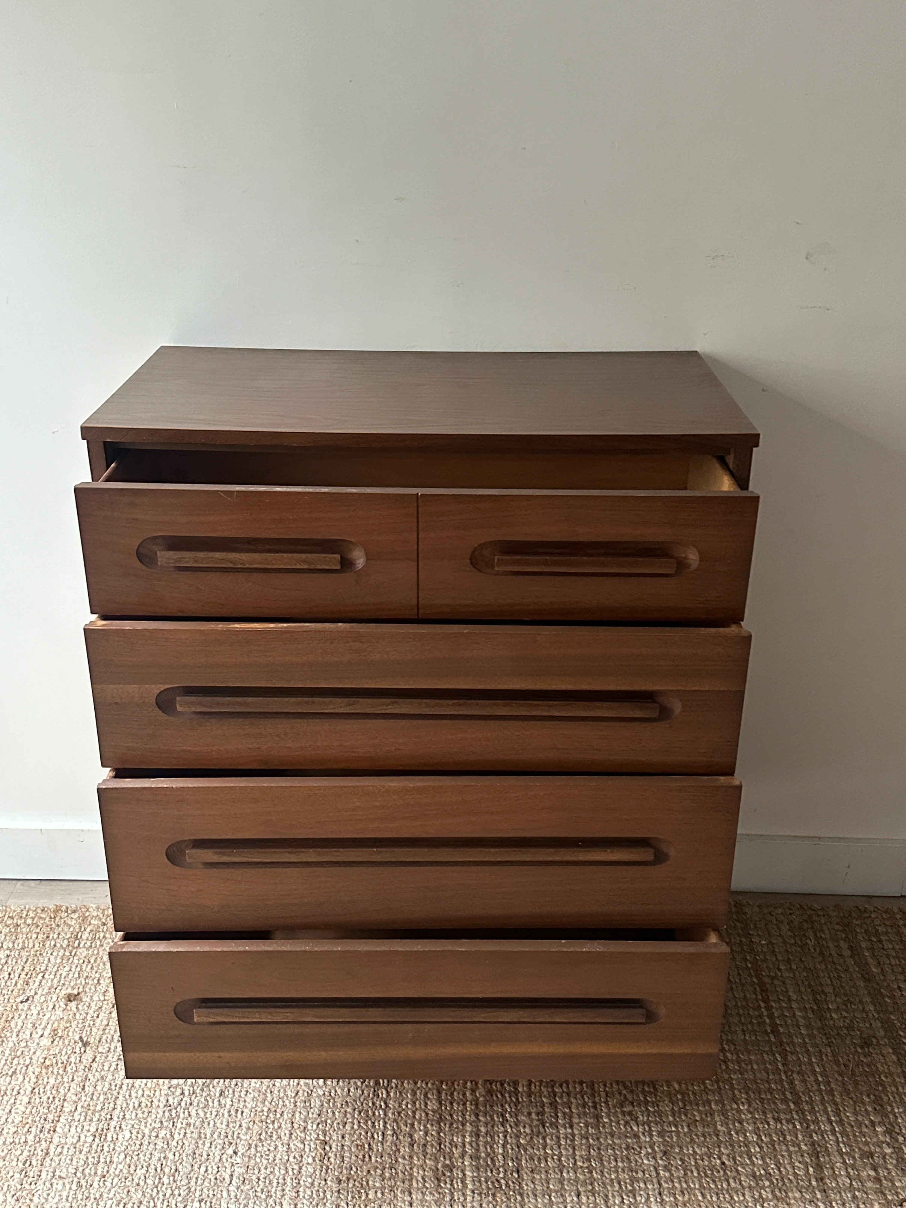 Walnut tallboy - Image 5
