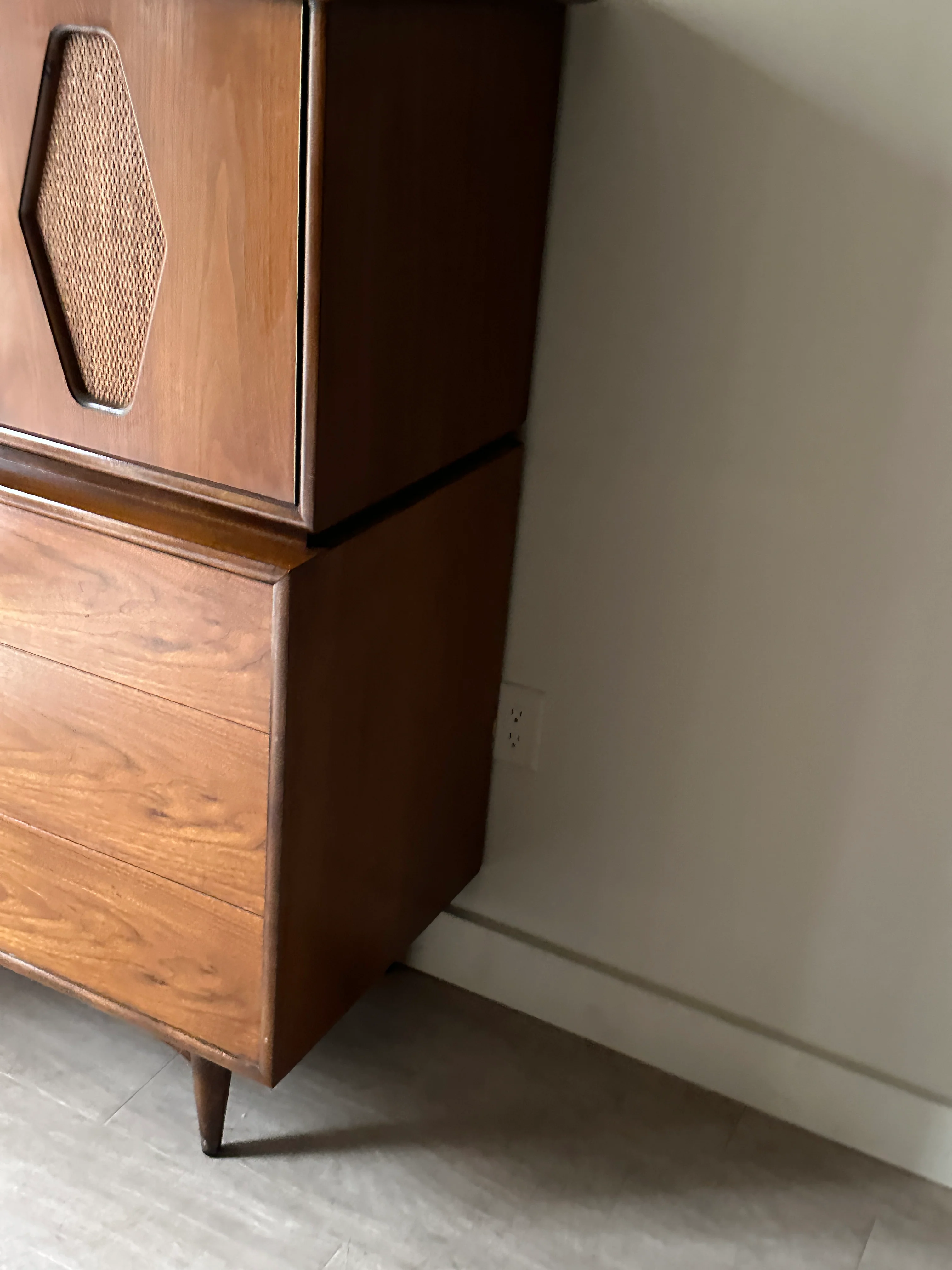 Walnut tallboy - Image 4