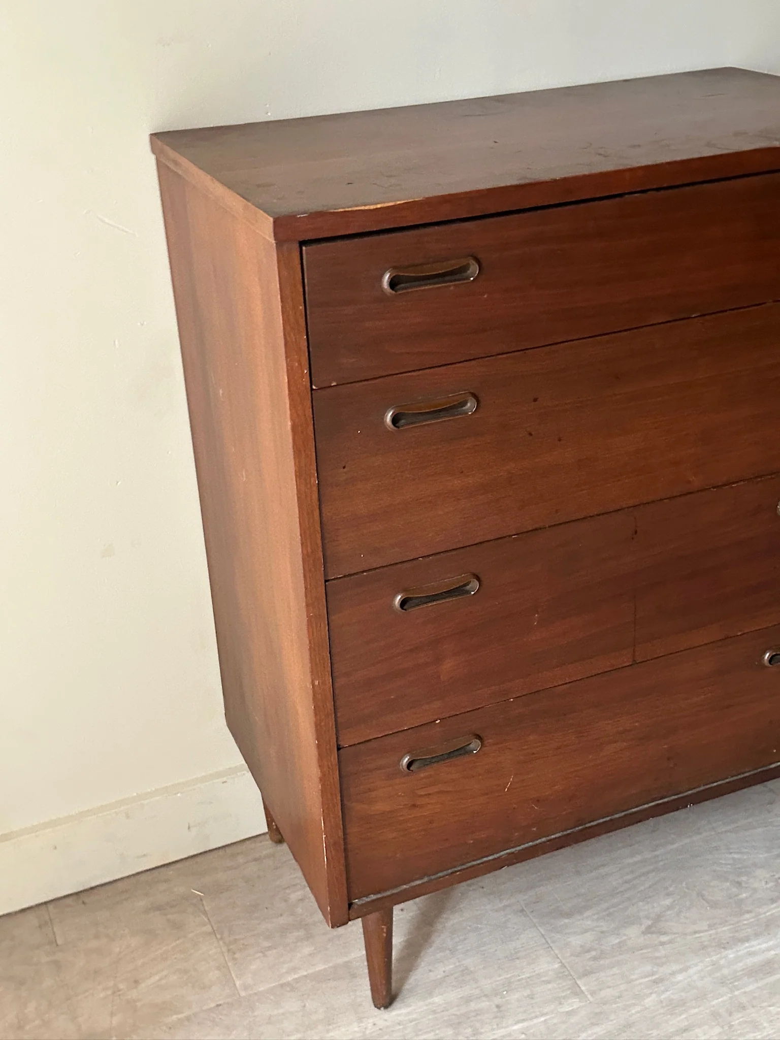 Walnut tallboy - Image 3