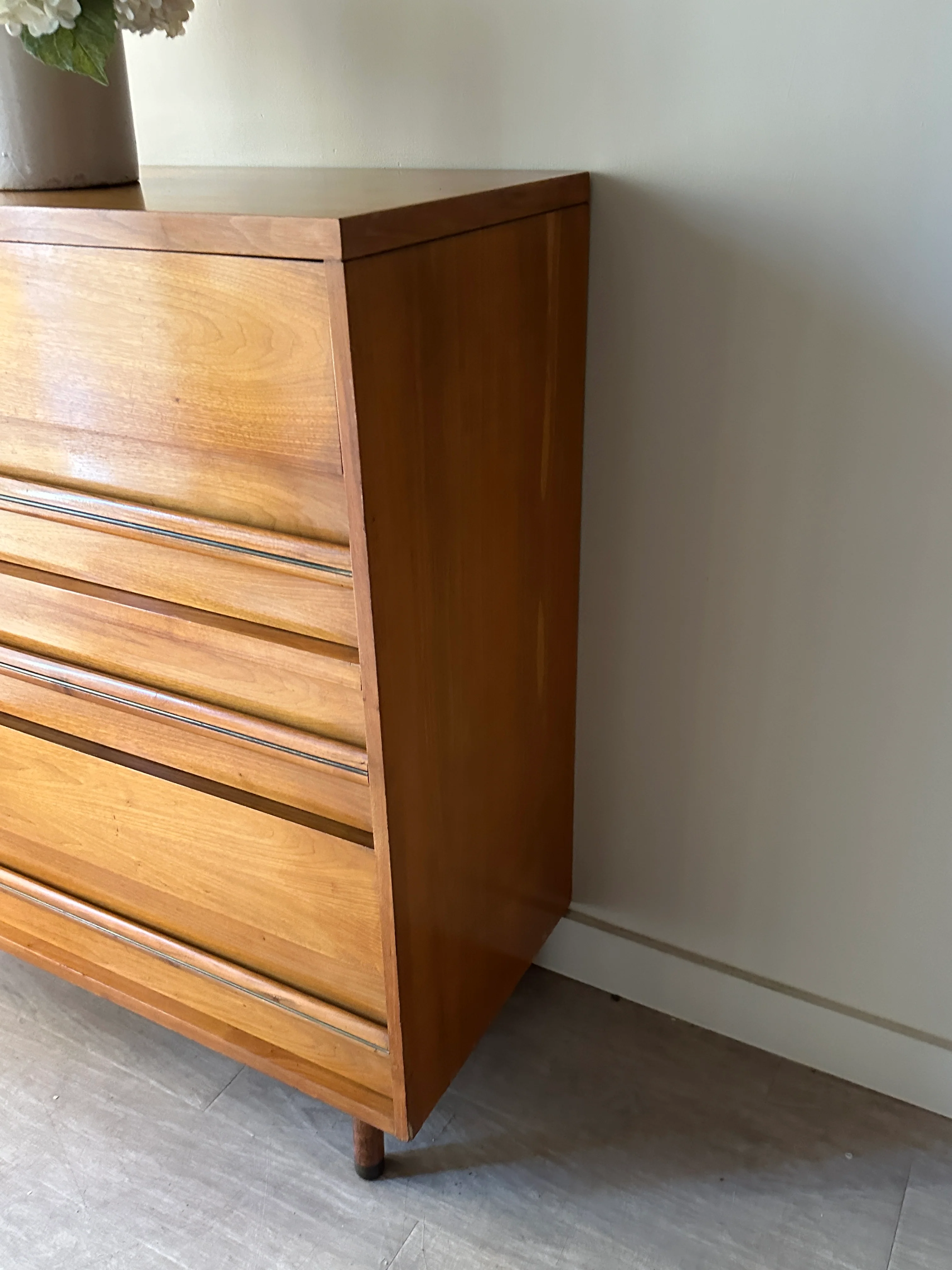 Walnut tallboy - Image 3
