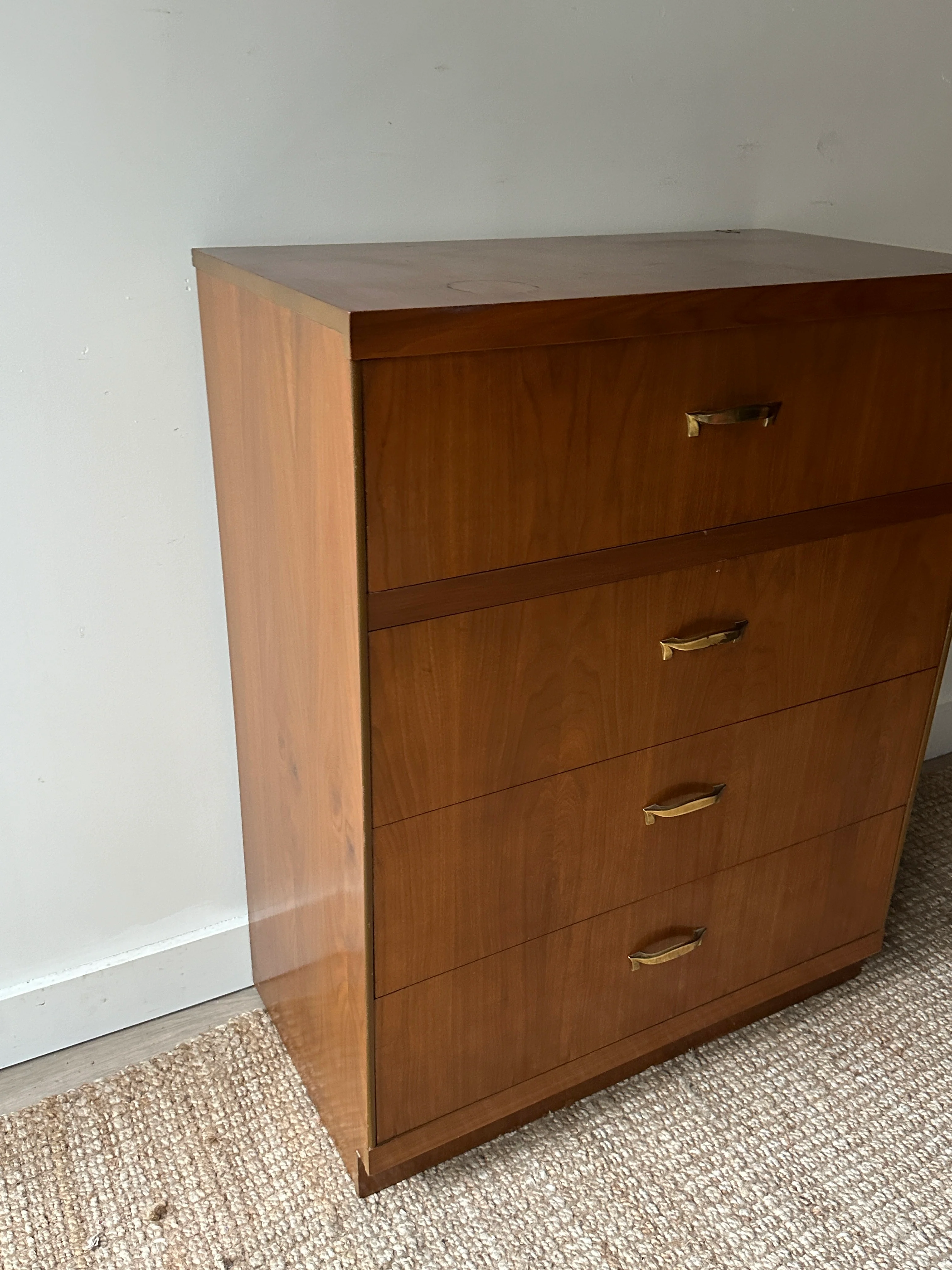 Walnut tallboy - Image 3