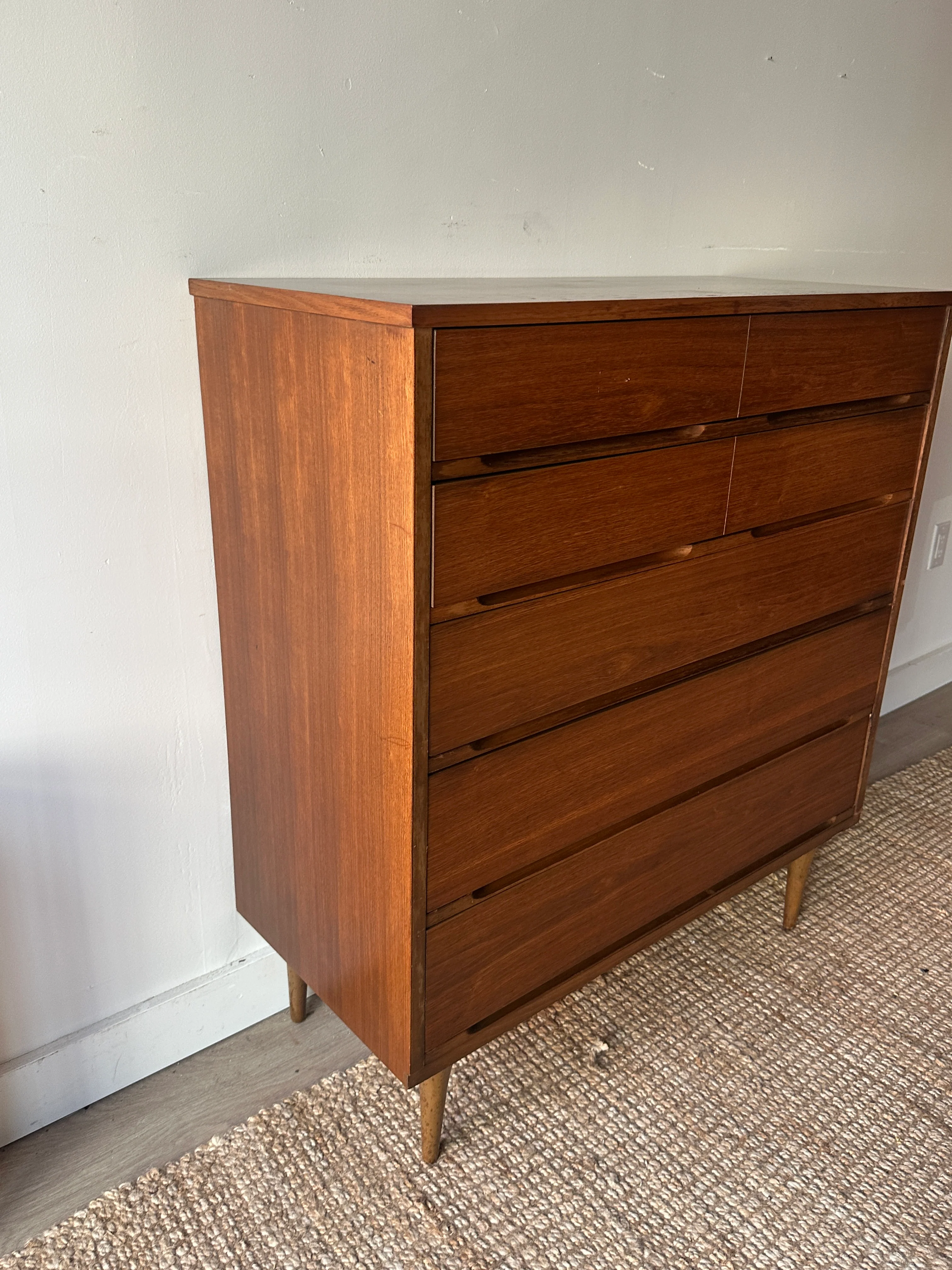 Walnut tallboy - Image 3